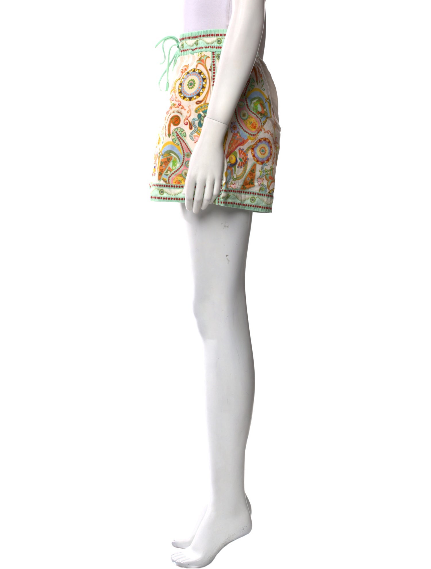 ALÉMAIS Printed Mini Shorts