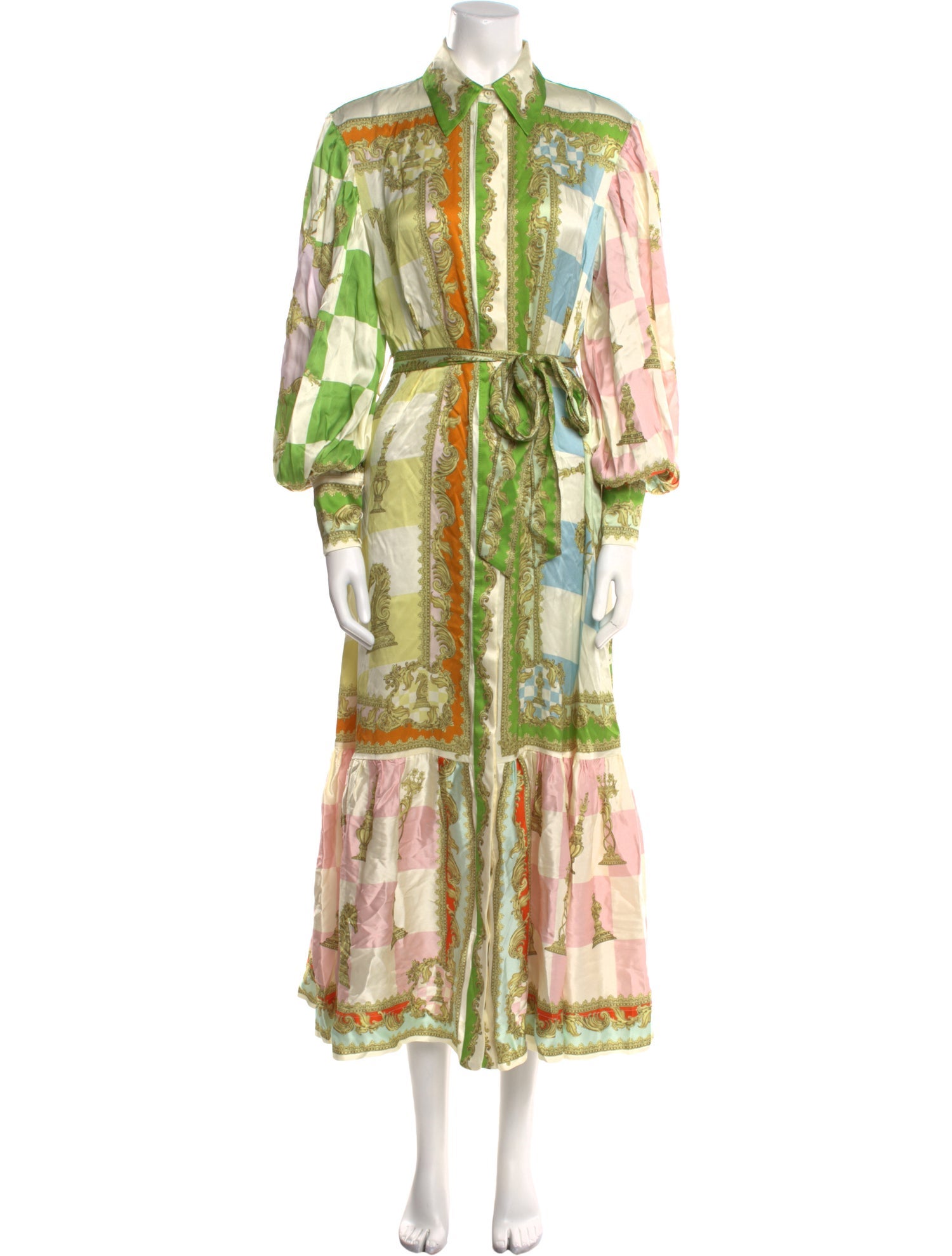 ALÉMAIS Silk Long Dress w/ Tags