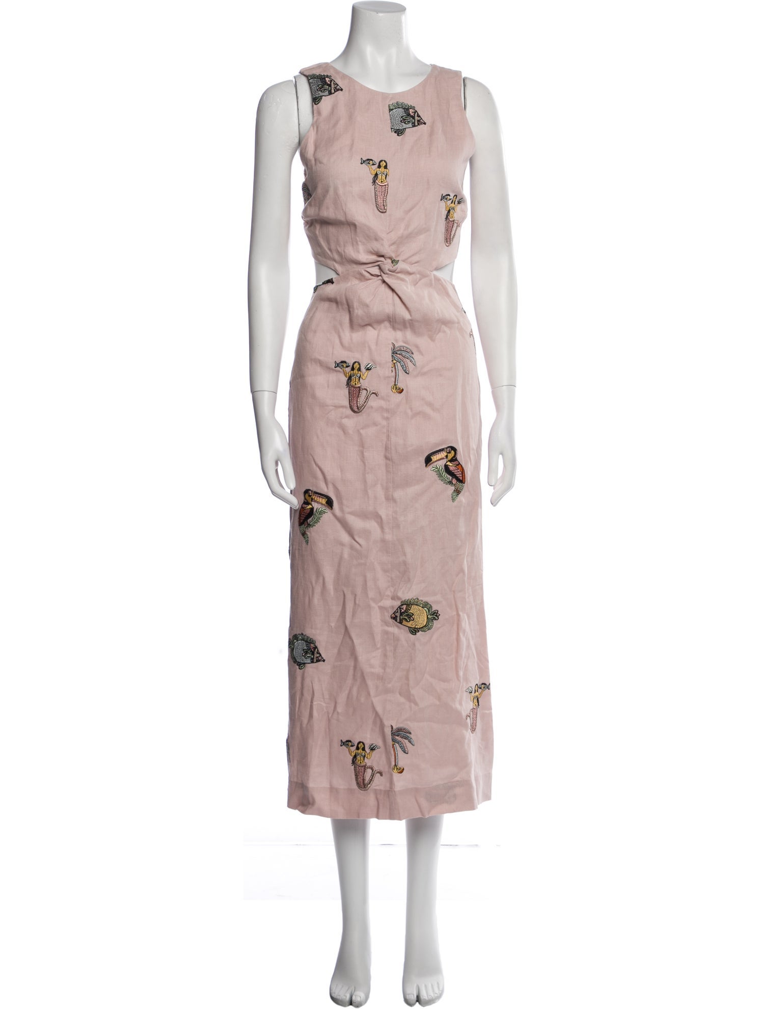 ALÉMAIS Linen Long Dress