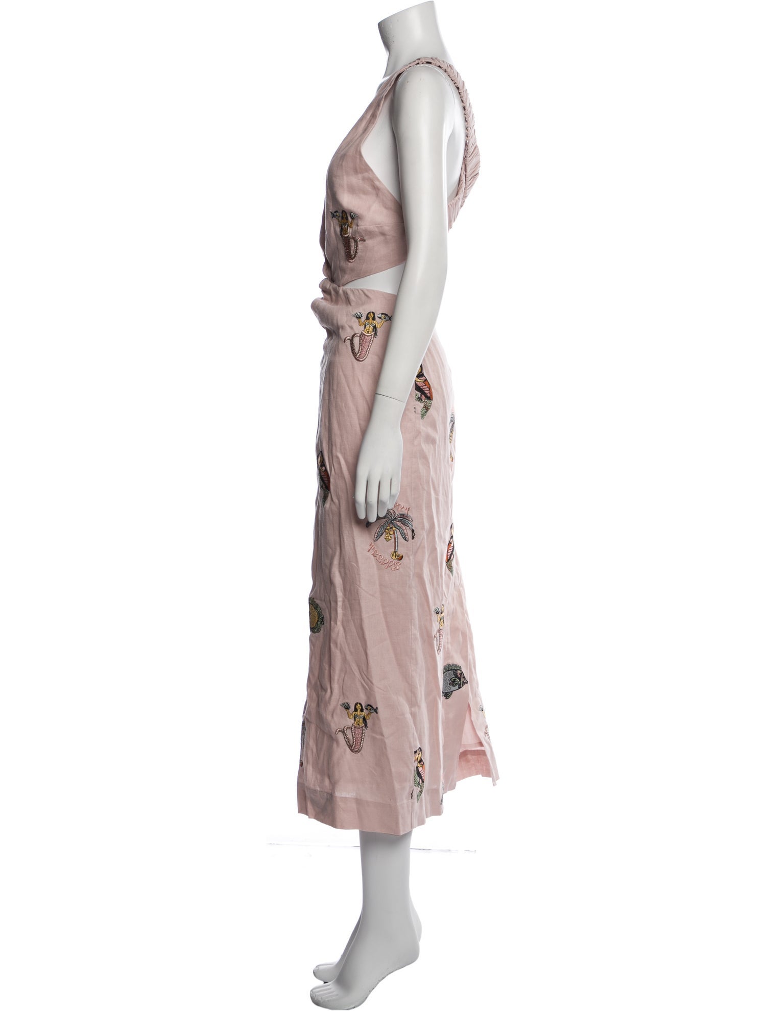 ALÉMAIS Linen Long Dress