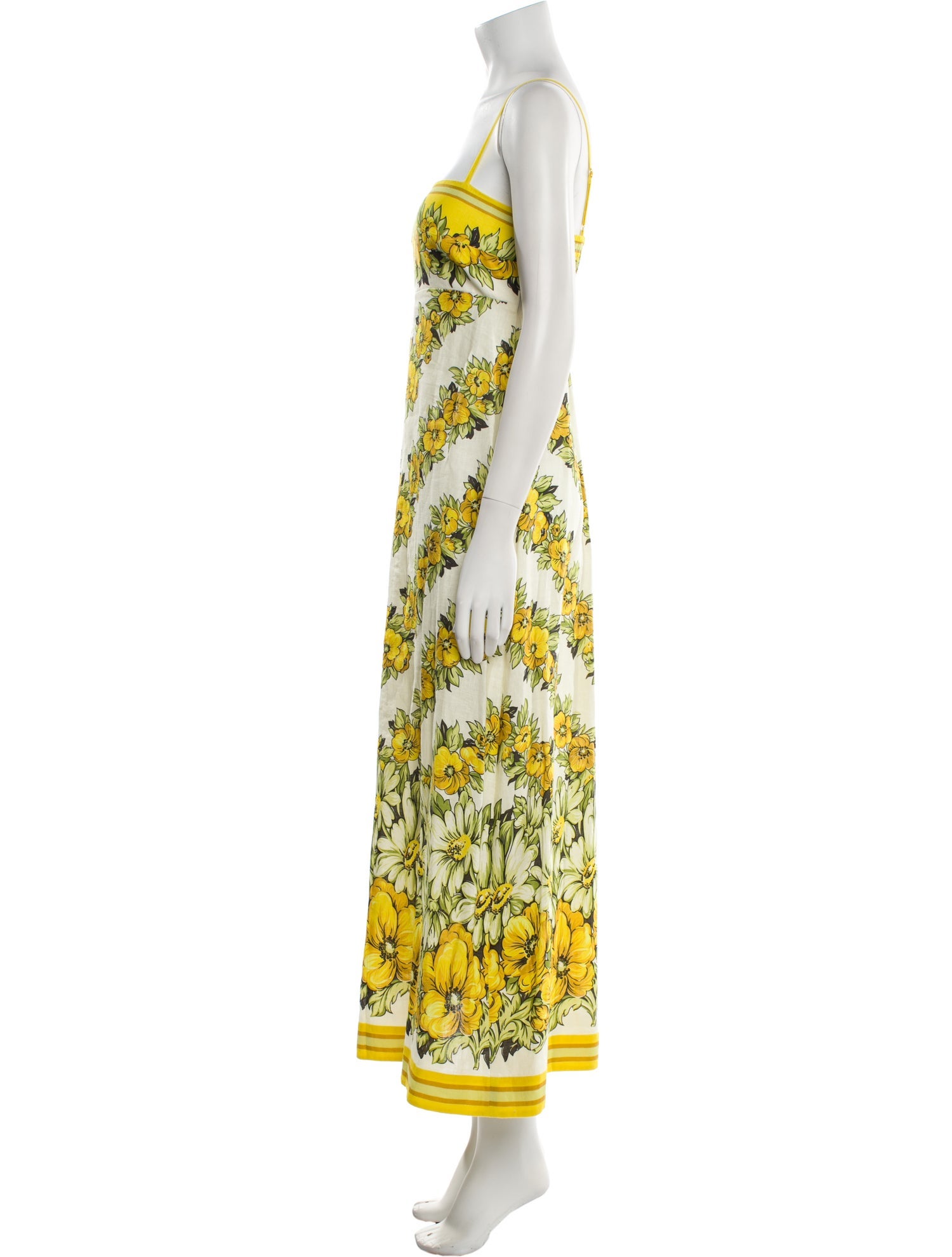 ALÉMAIS Printed Long Dress