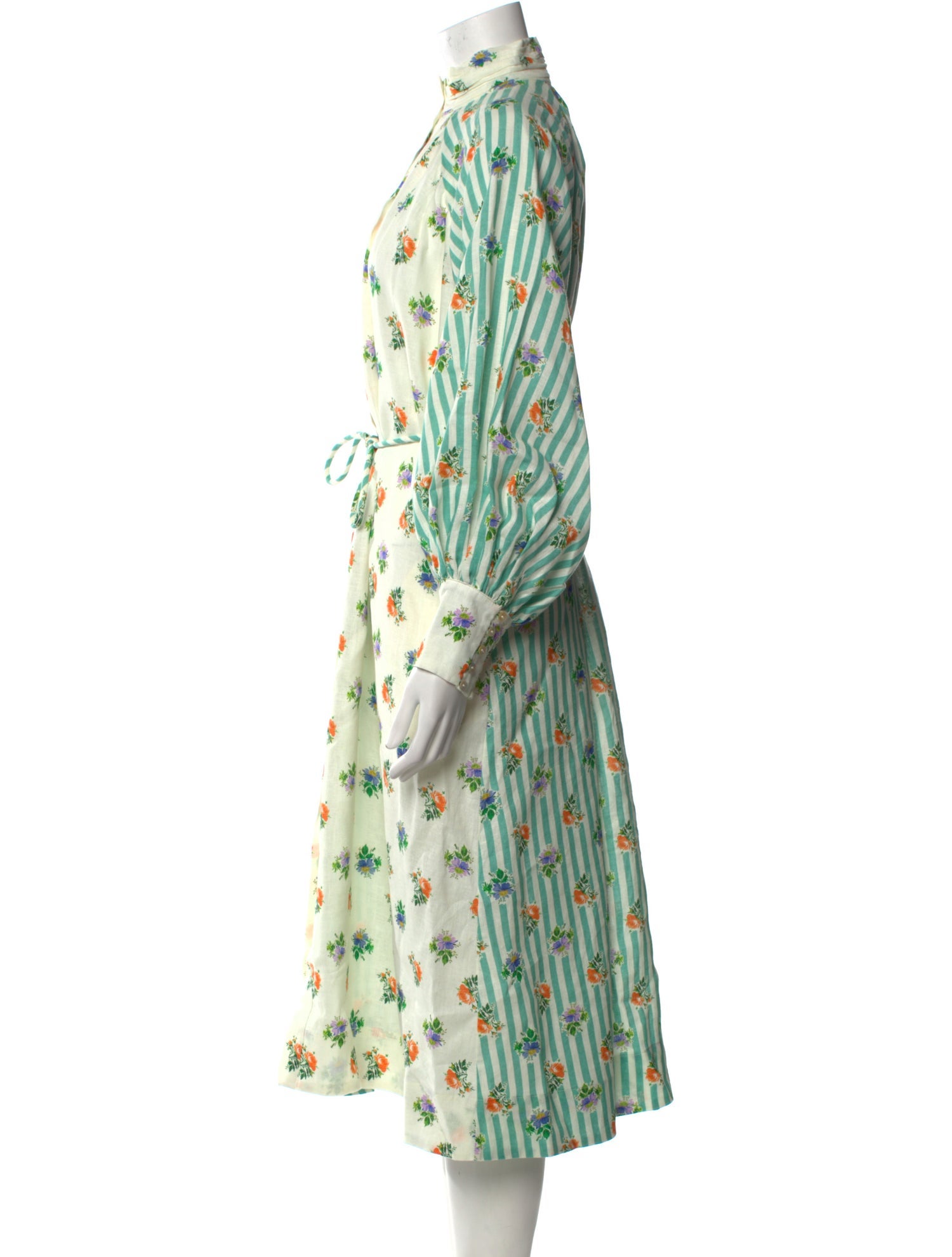 ALÉMAIS Linen Midi Length Dress