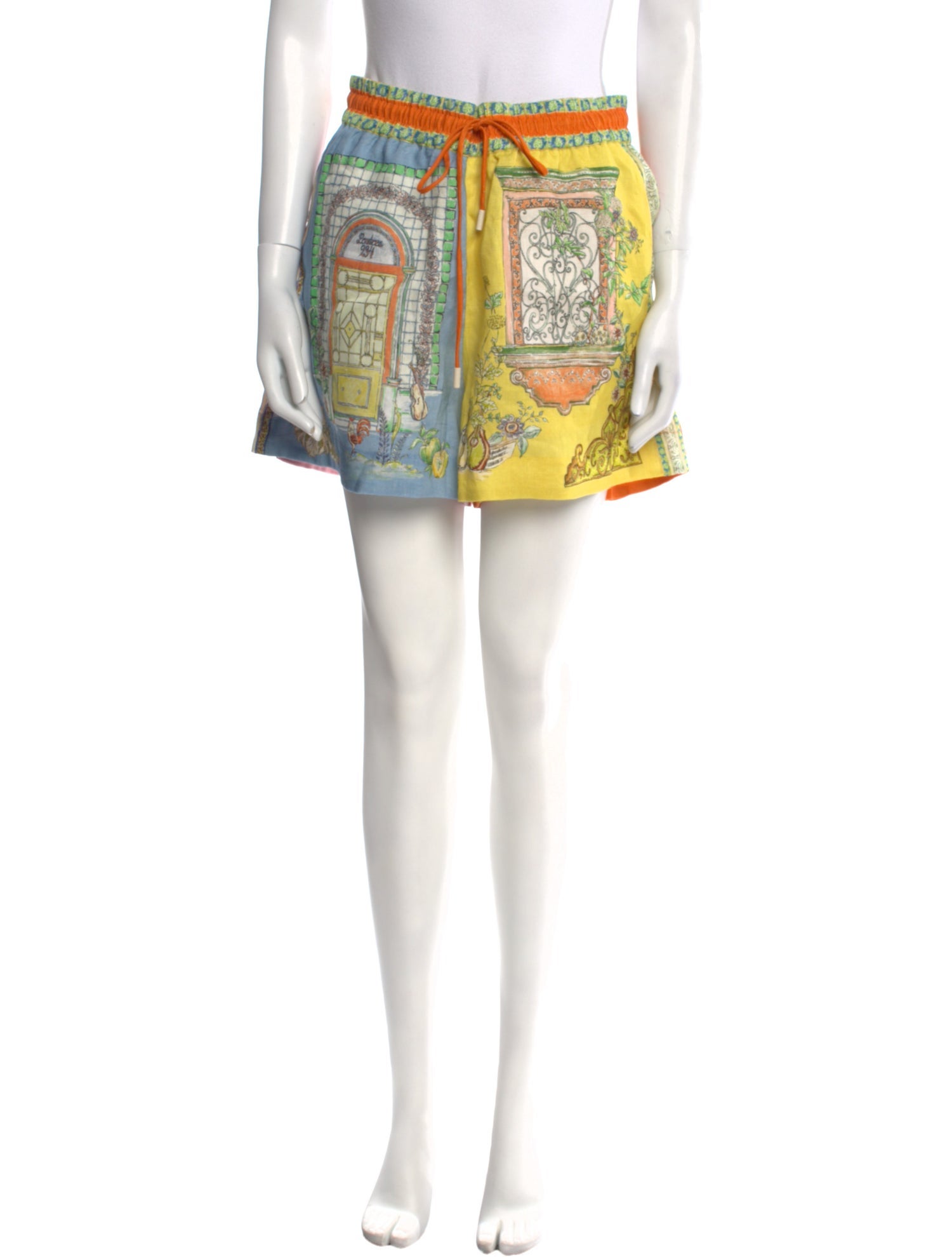 ALÉMAIS Linen Mini Shorts