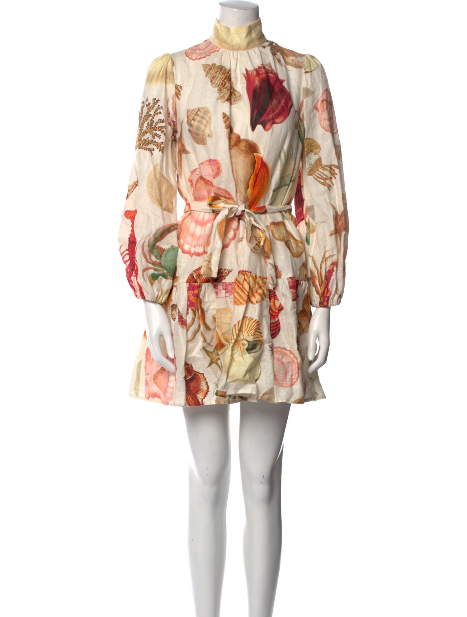 ALÉMAIS Linen Mini Dress