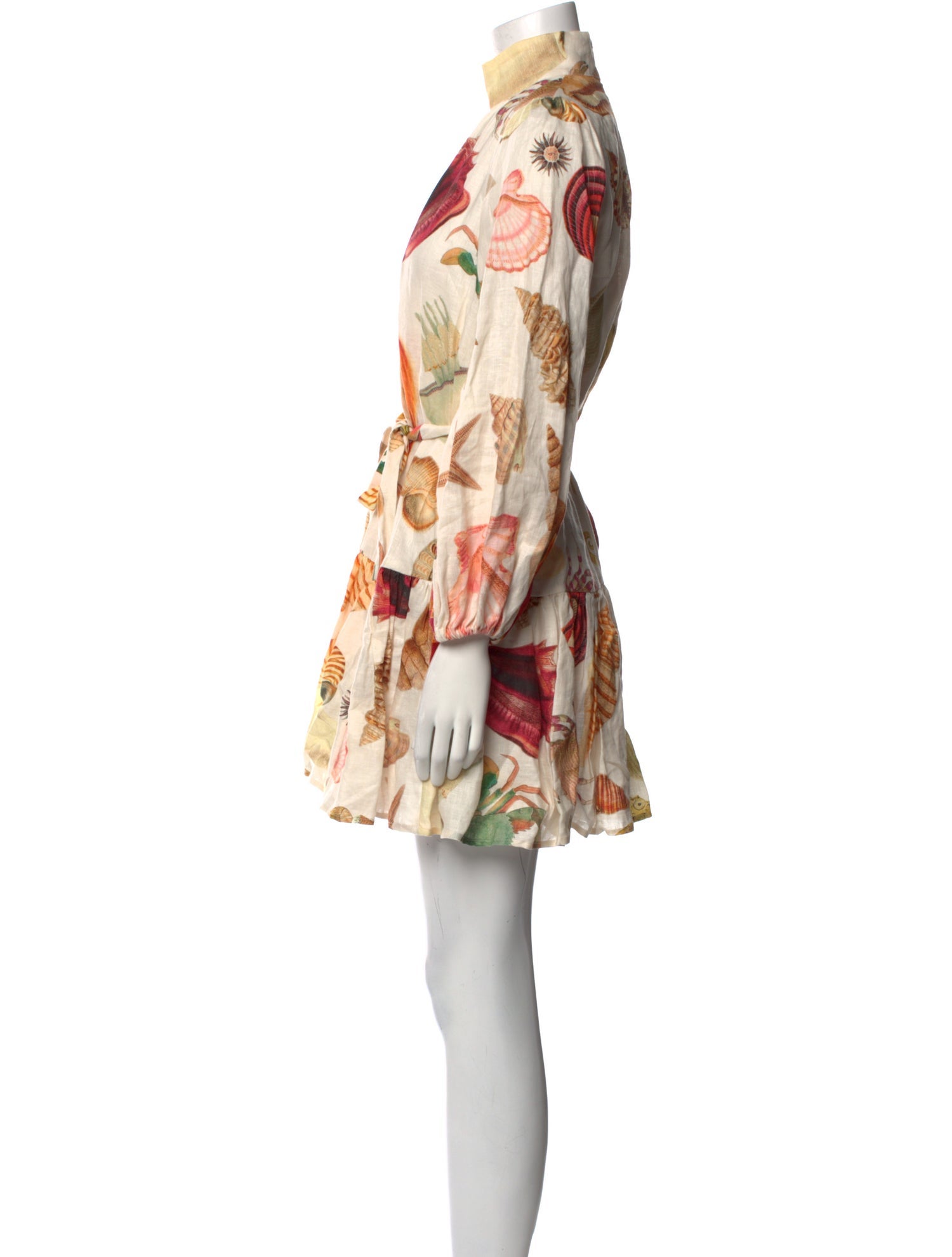 ALÉMAIS Linen Mini Dress