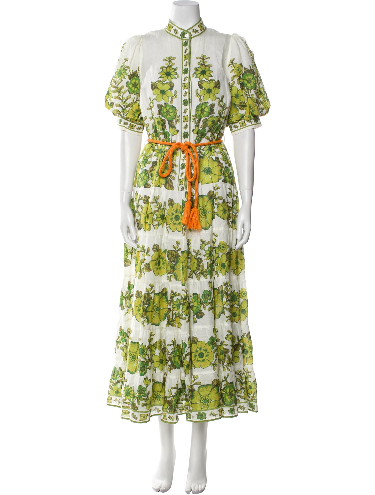 ALÉMAIS Floral Print Long Dress