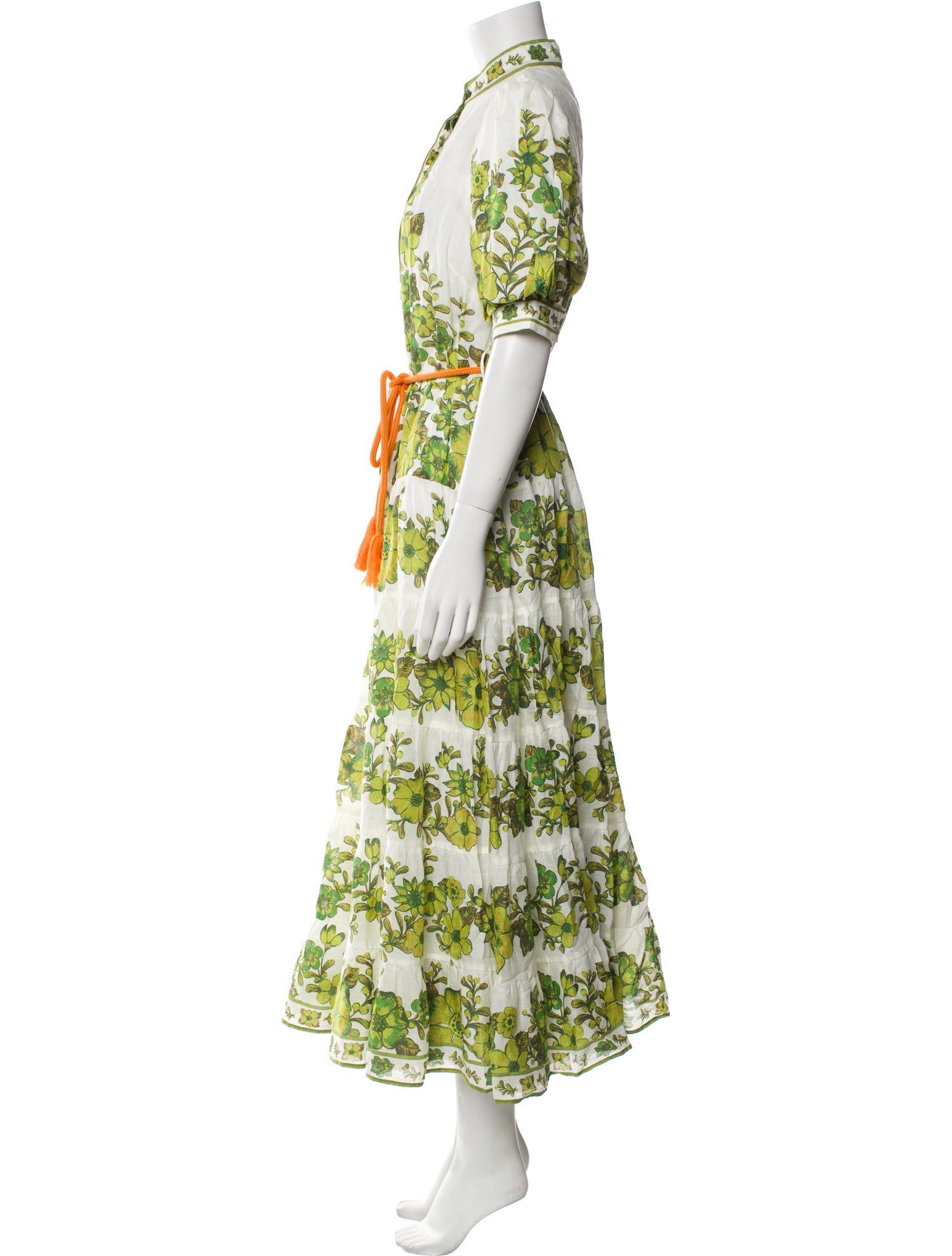 ALÉMAIS Floral Print Long Dress
