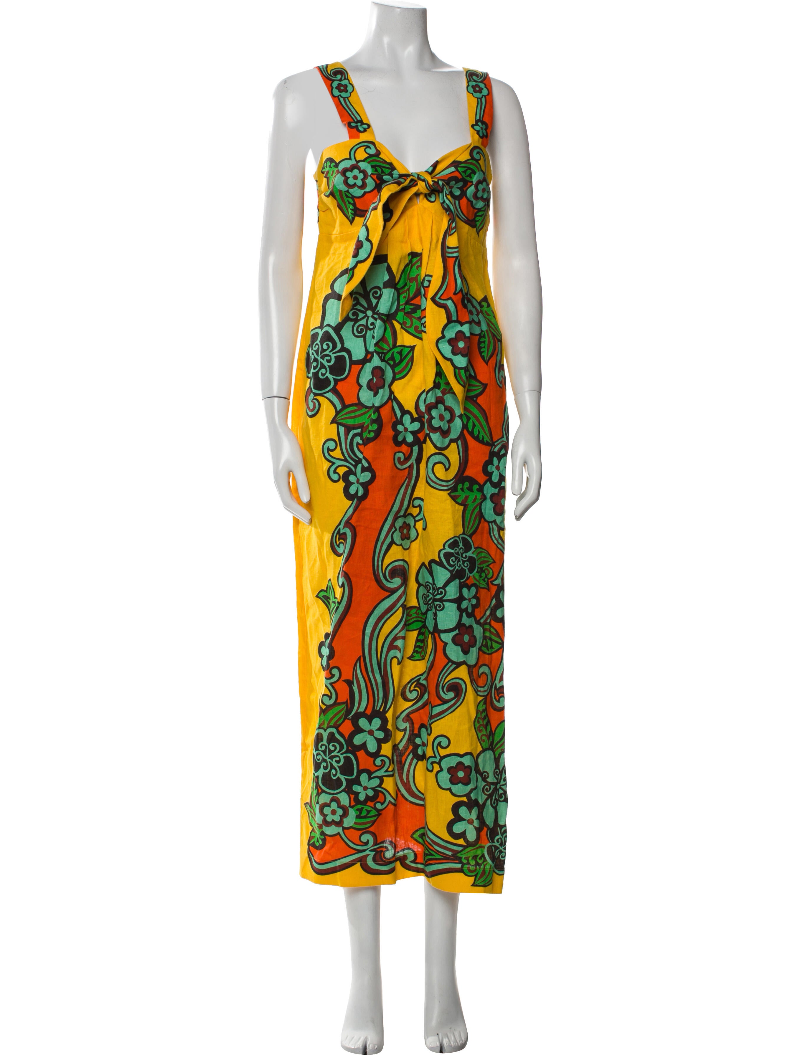 ALÉMAIS Linen Long Dress