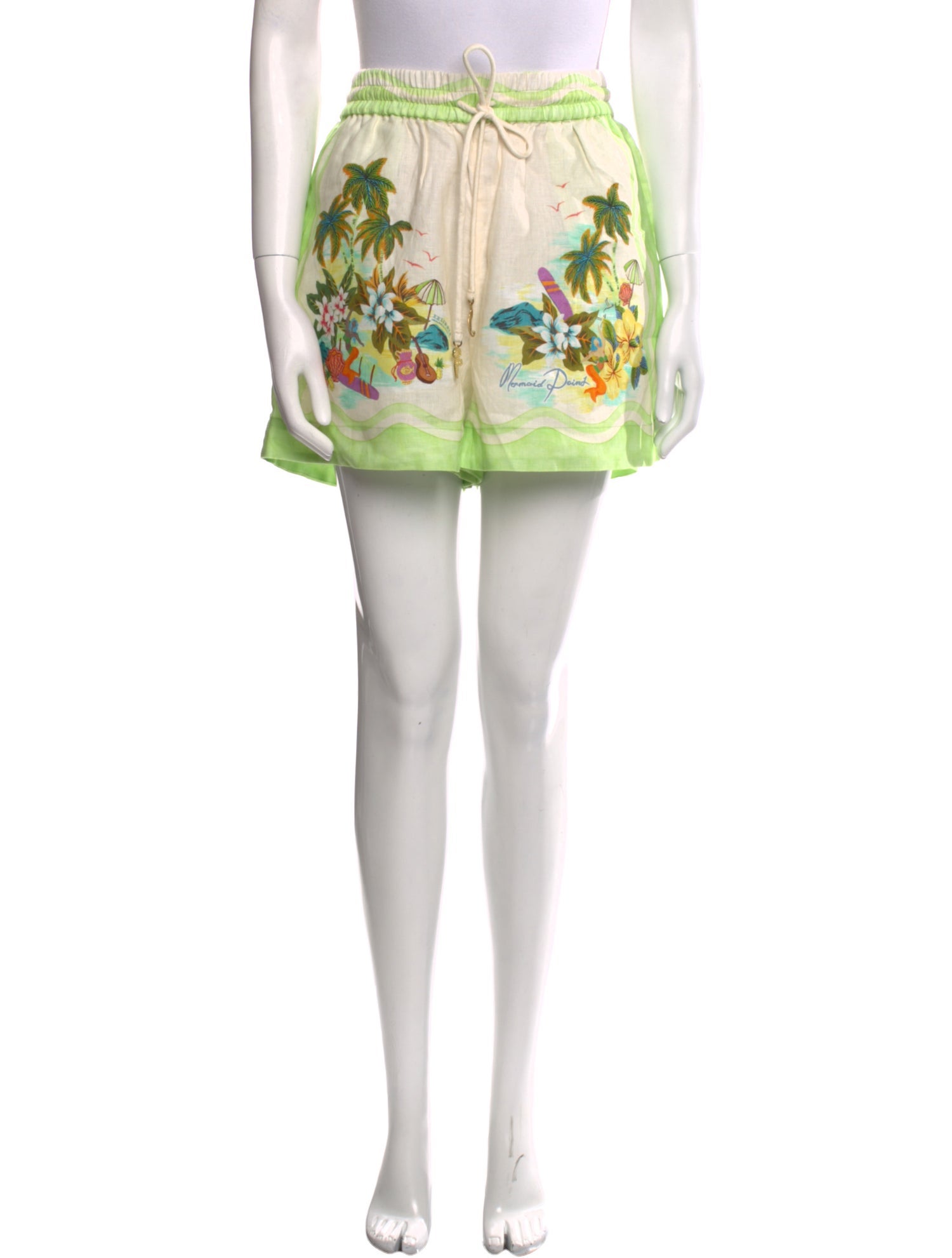 ALÉMAIS Linen Mini Shorts