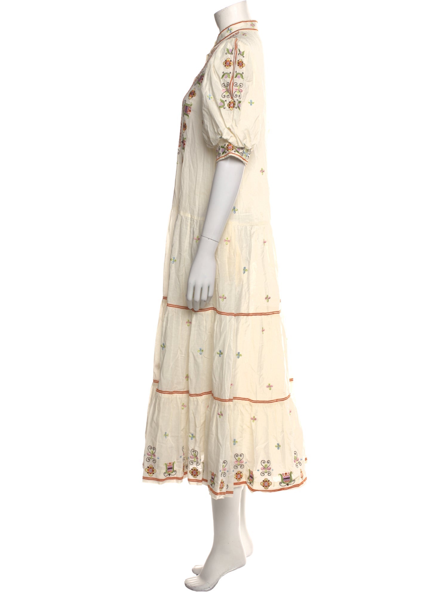 ALÉMAIS Floral Print Long Dress