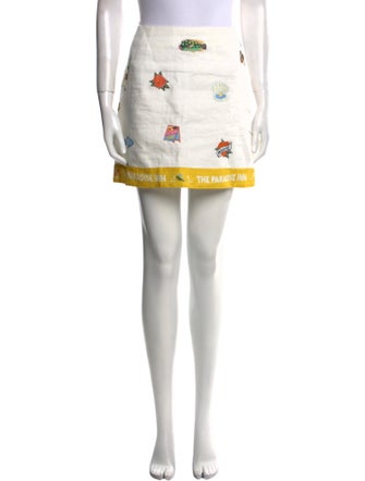 ALÉMAIS Printed Mini Skirt
