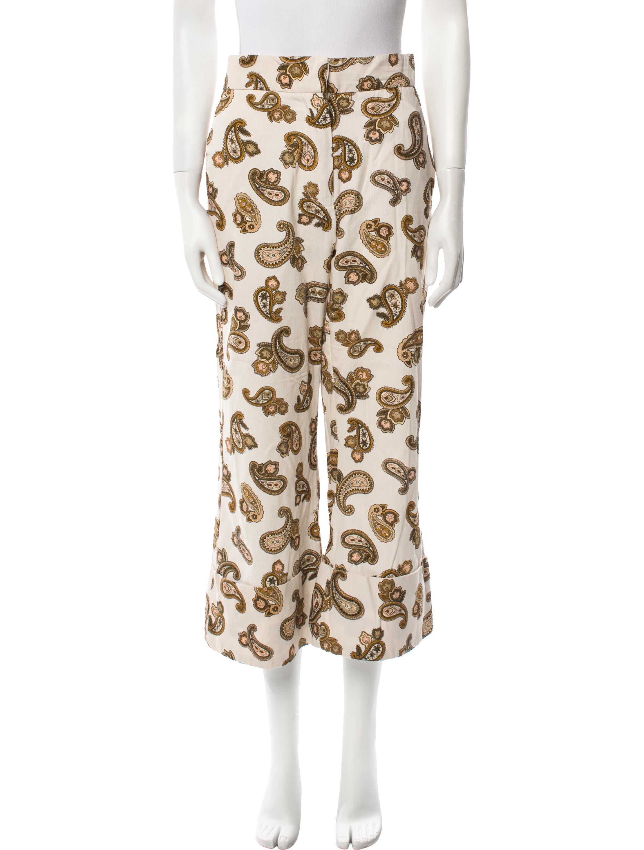 ALÉMAIS Paisley Print Wide Leg Pants