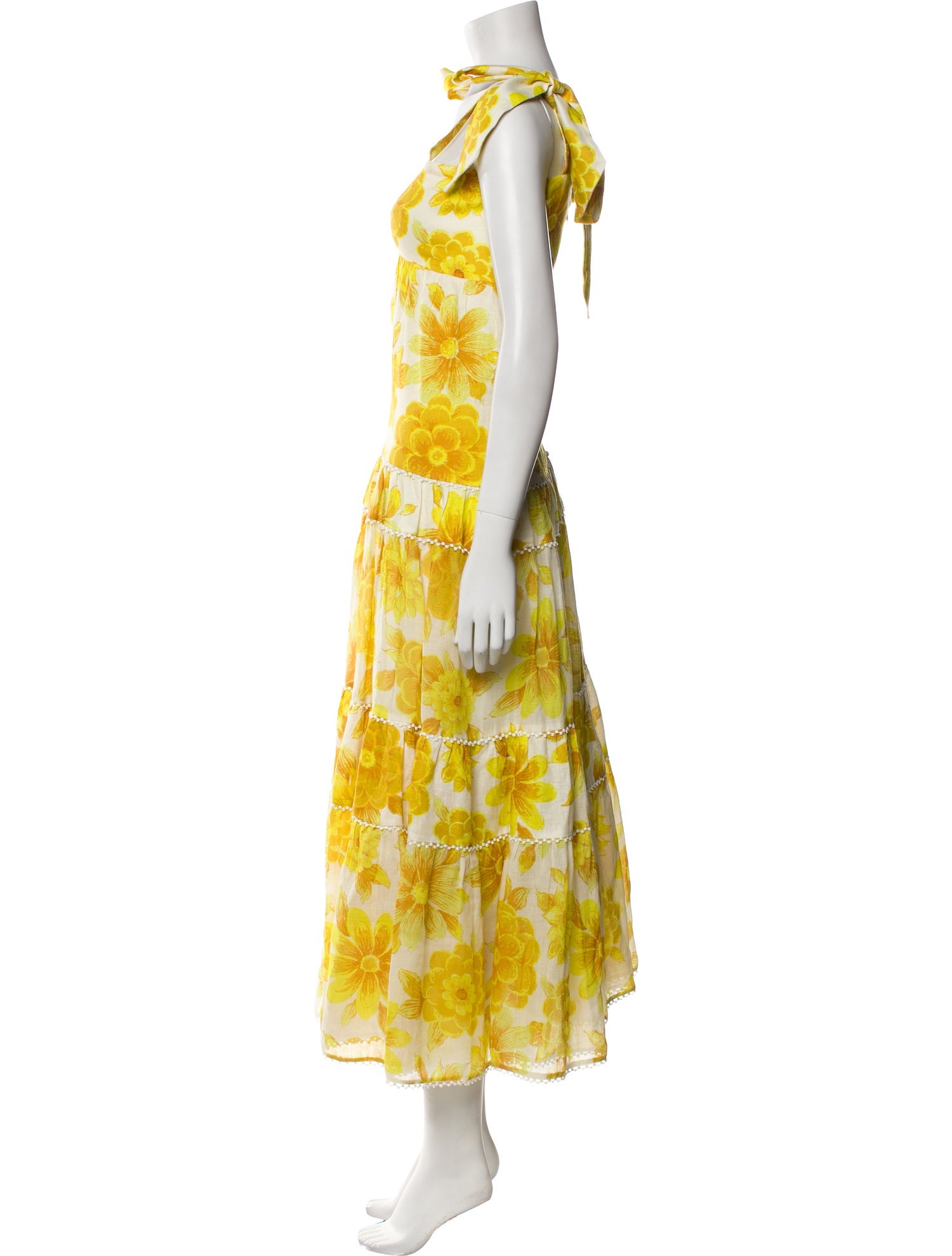 ALÉMAIS Linen Long Dress