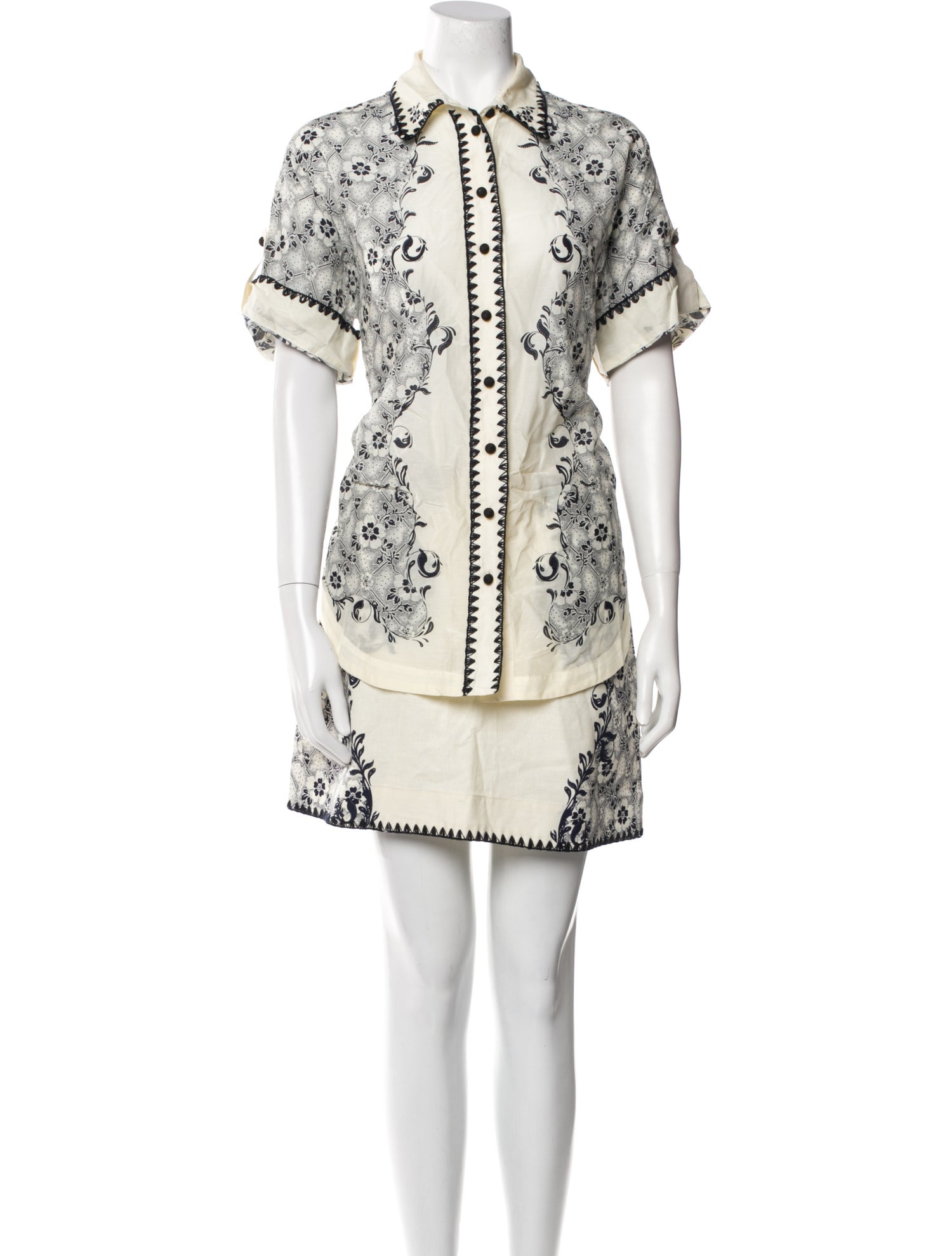 ALÉMAIS Printed Skirt Set