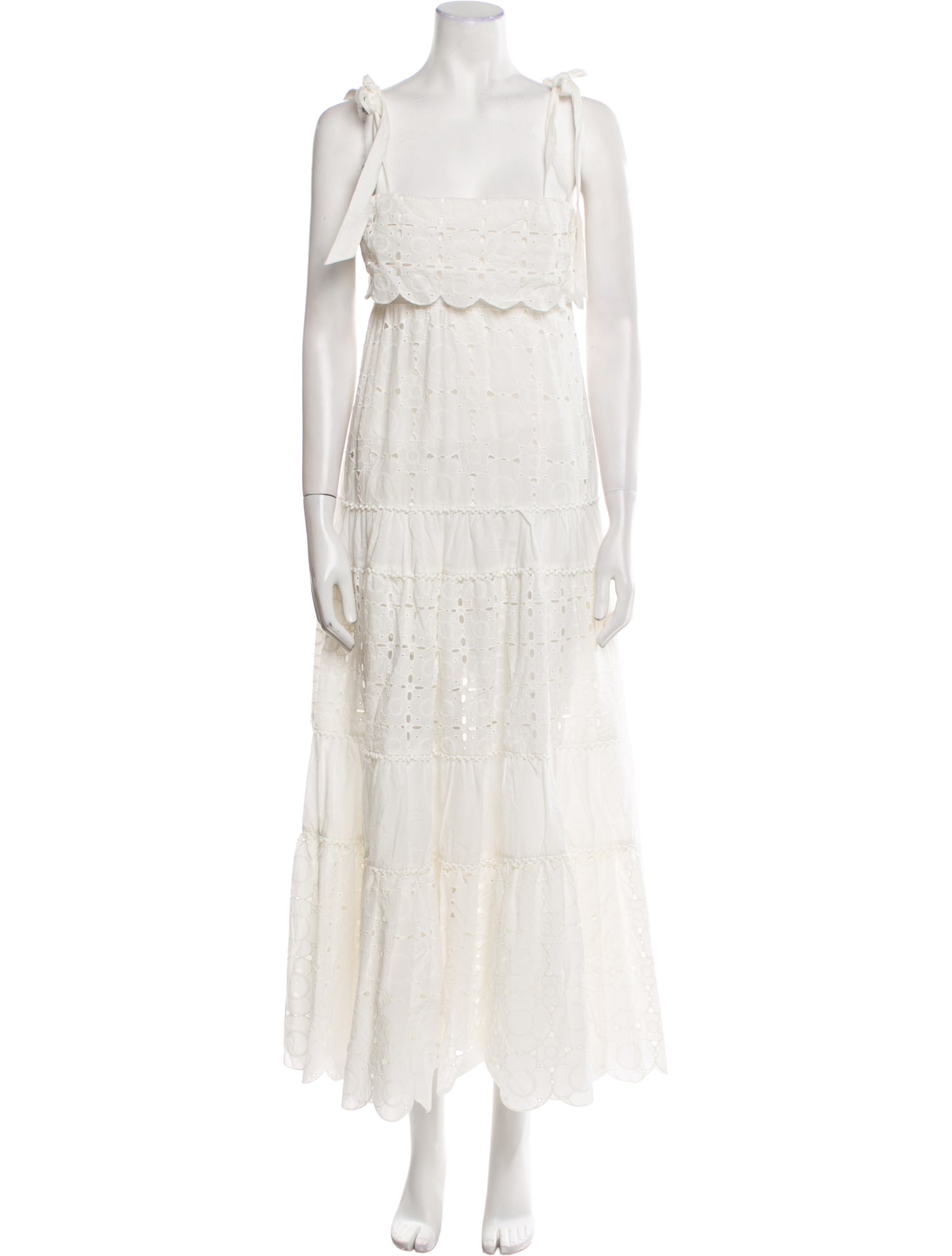 ALÉMAIS Square Neckline Long Dress