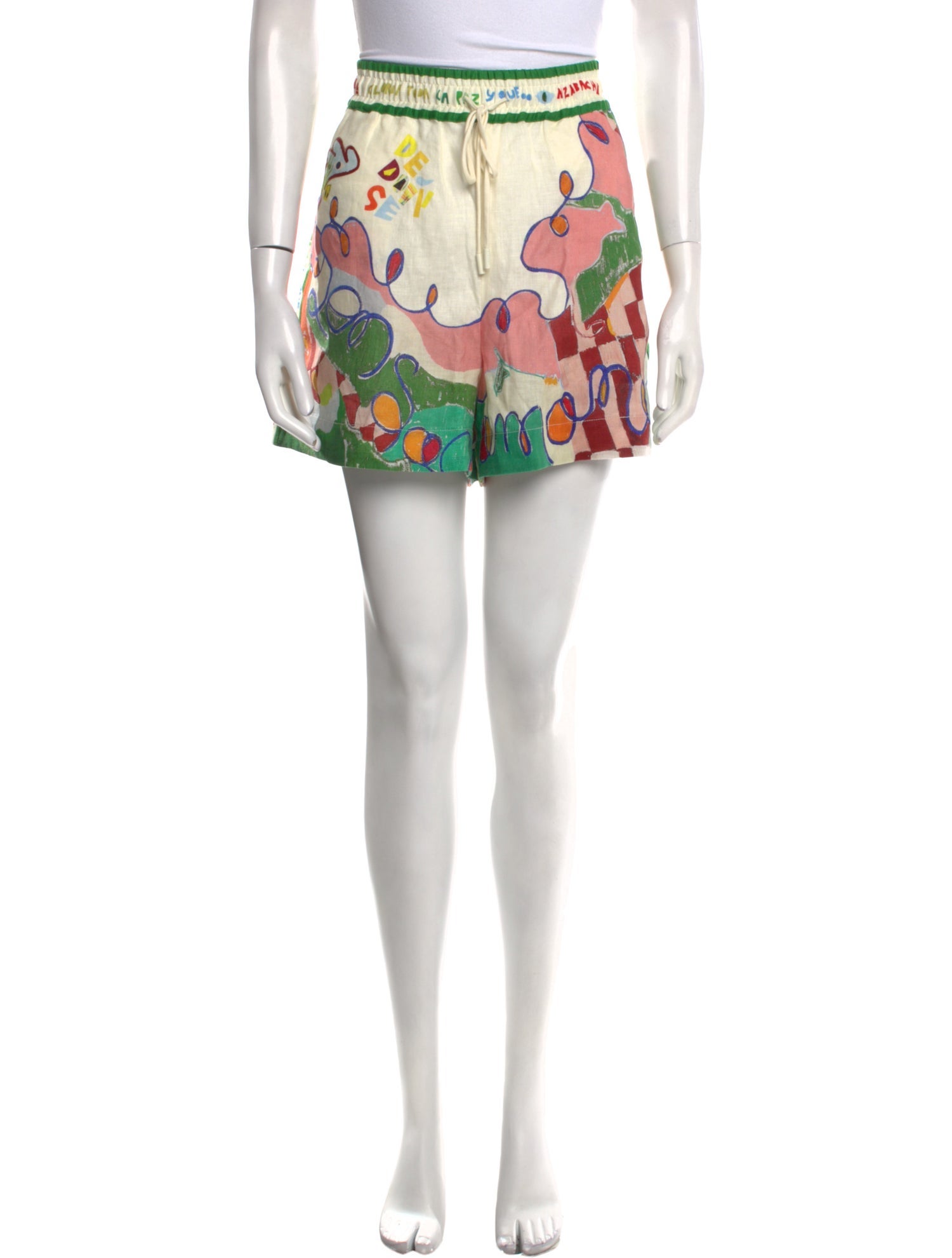 ALÉMAIS Linen Mini Shorts