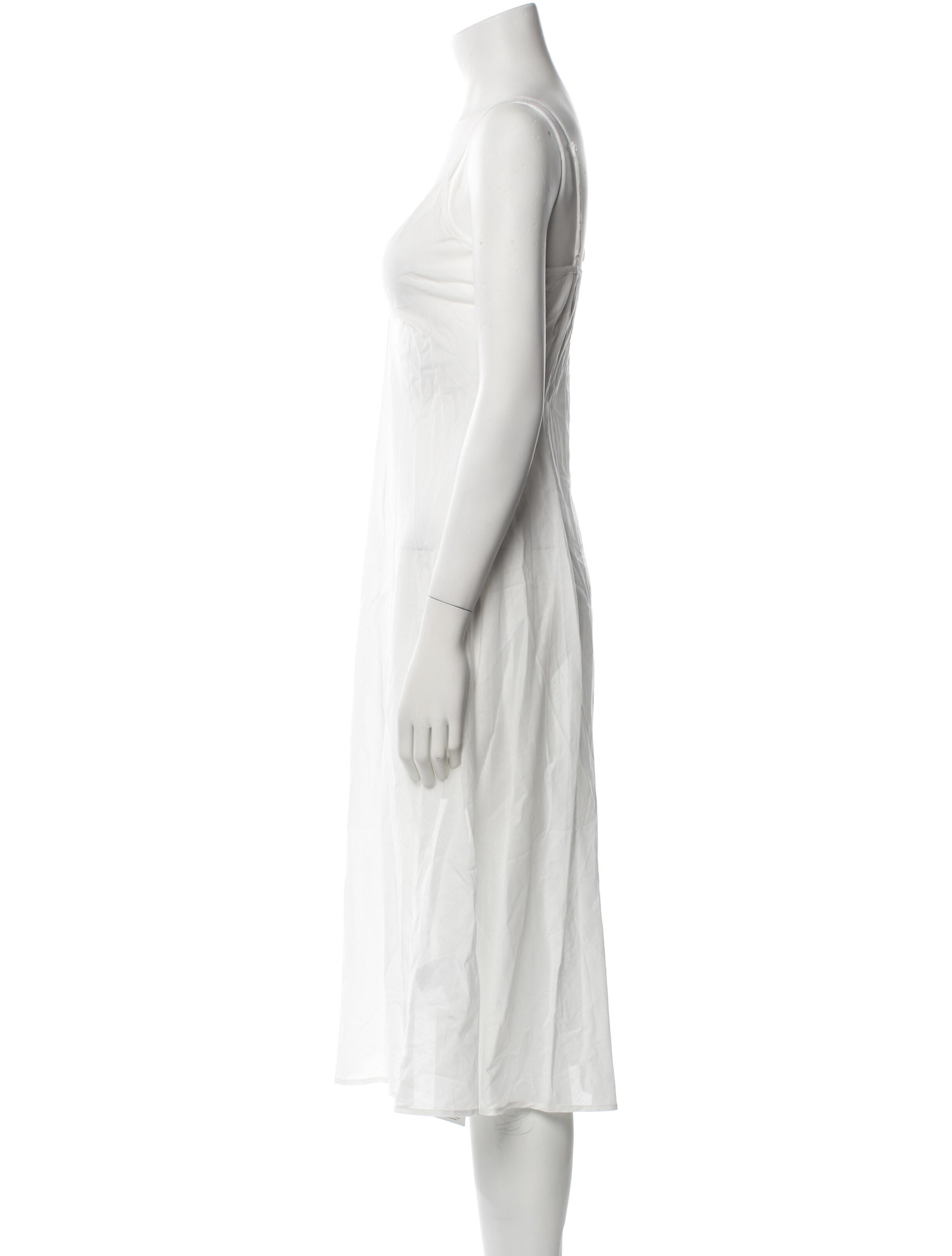 ALÉMAIS V-Neck Midi Length Dress