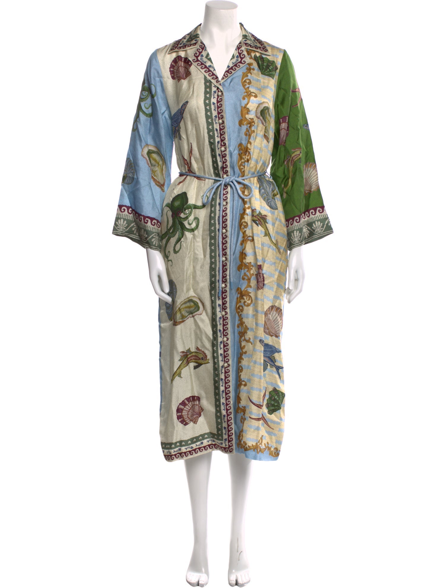 ALÉMAIS Silk Midi Length Dress w/ Tags