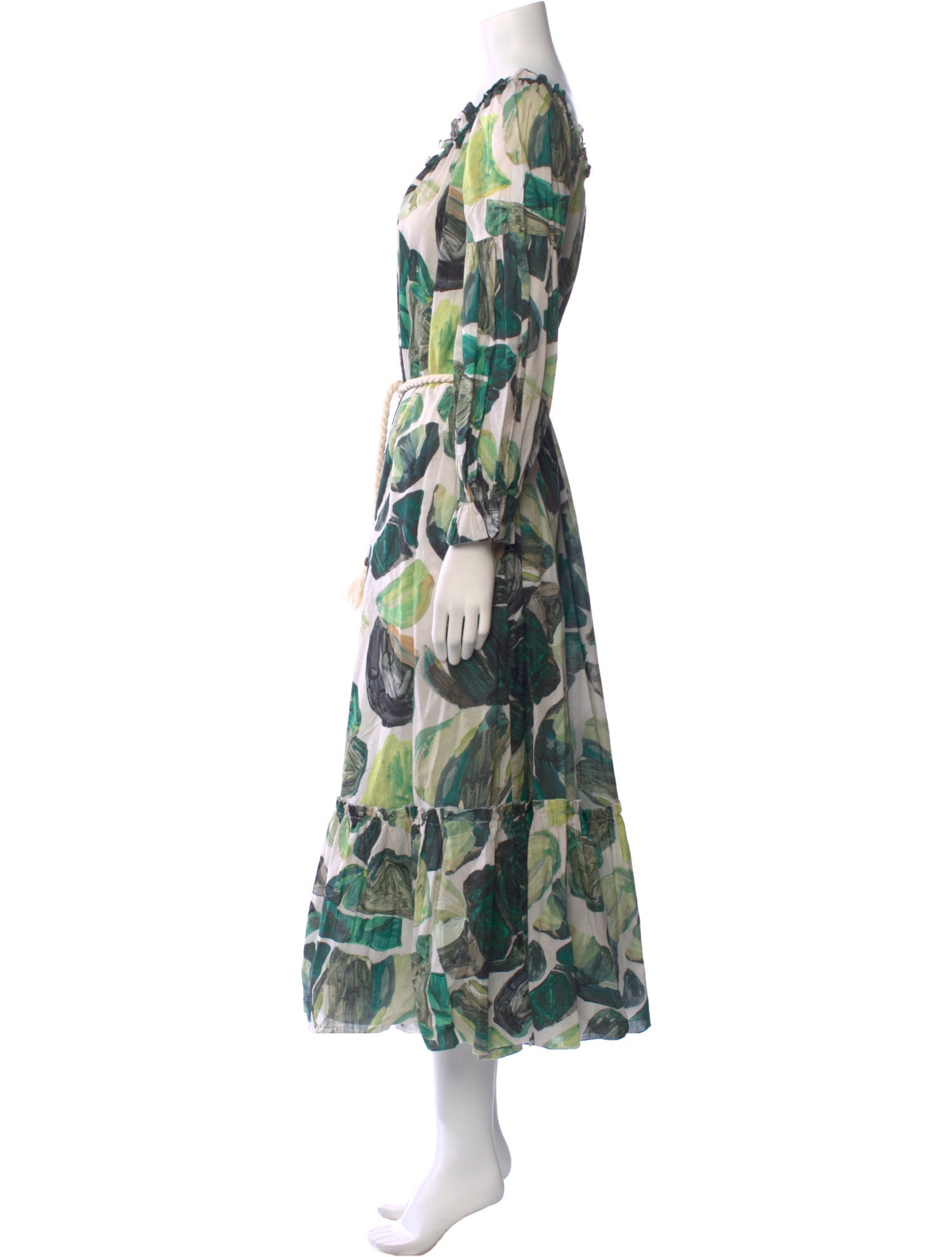 ALÉMAIS Printed Long Dress