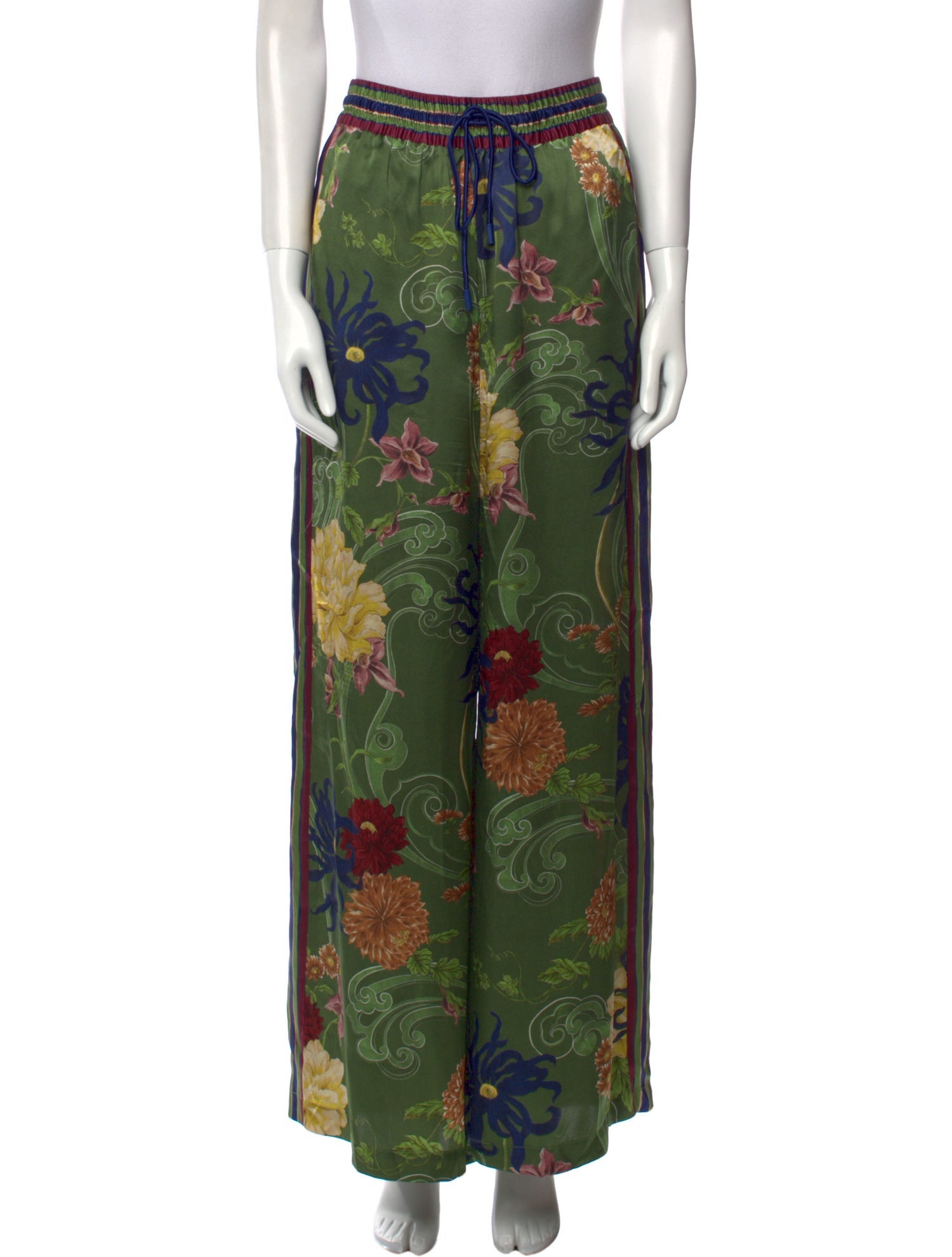 ALÉMAIS Silk Wide Leg Pants