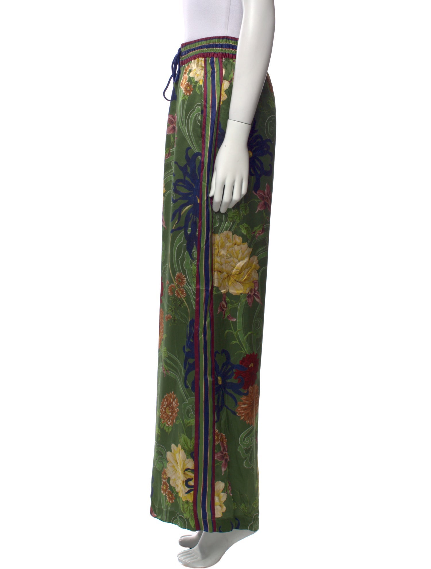 ALÉMAIS Silk Wide Leg Pants