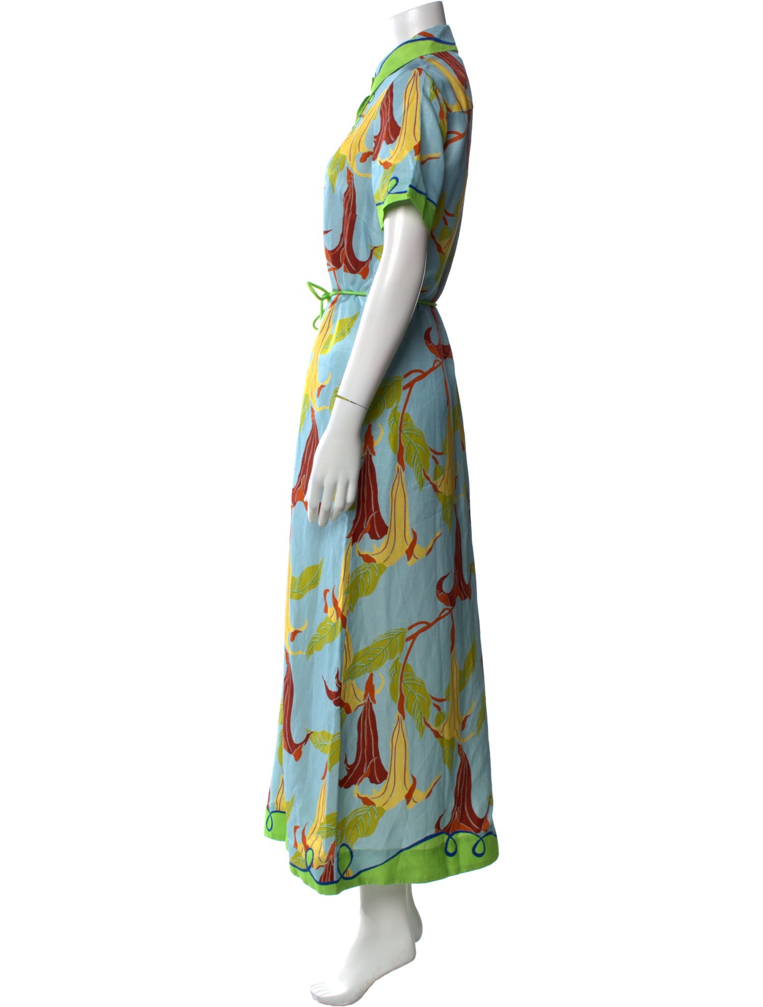 ALÉMAIS Printed Long Dress