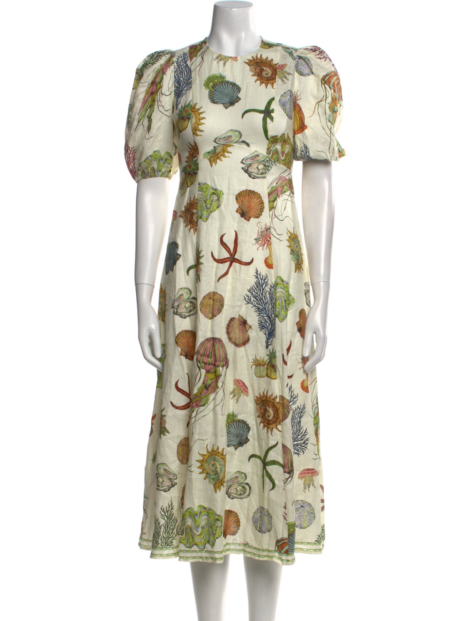 ALÉMAIS Linen Midi Length Dress w/ Tags