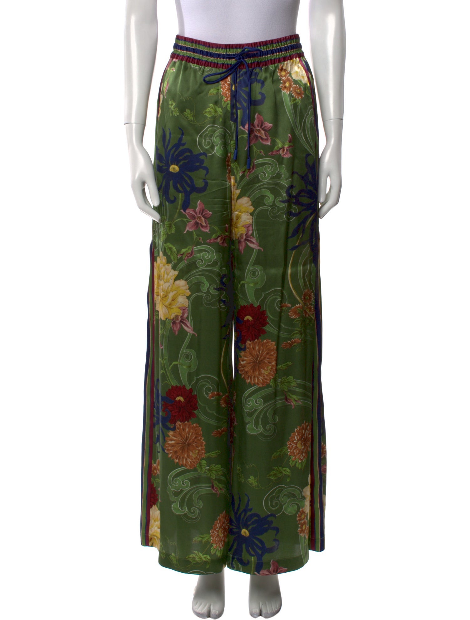 ALÉMAIS Silk Wide Leg Pants