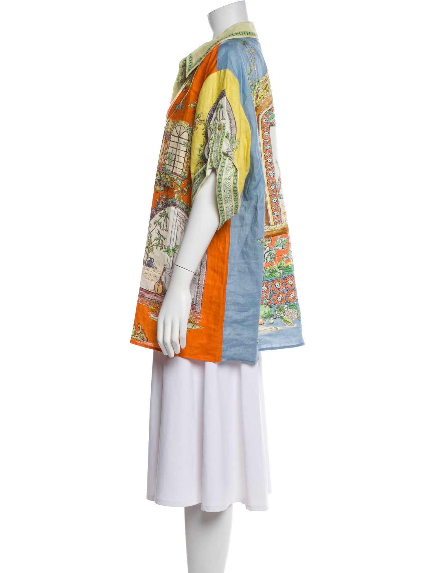 ALÉMAIS Linen Printed Tunic