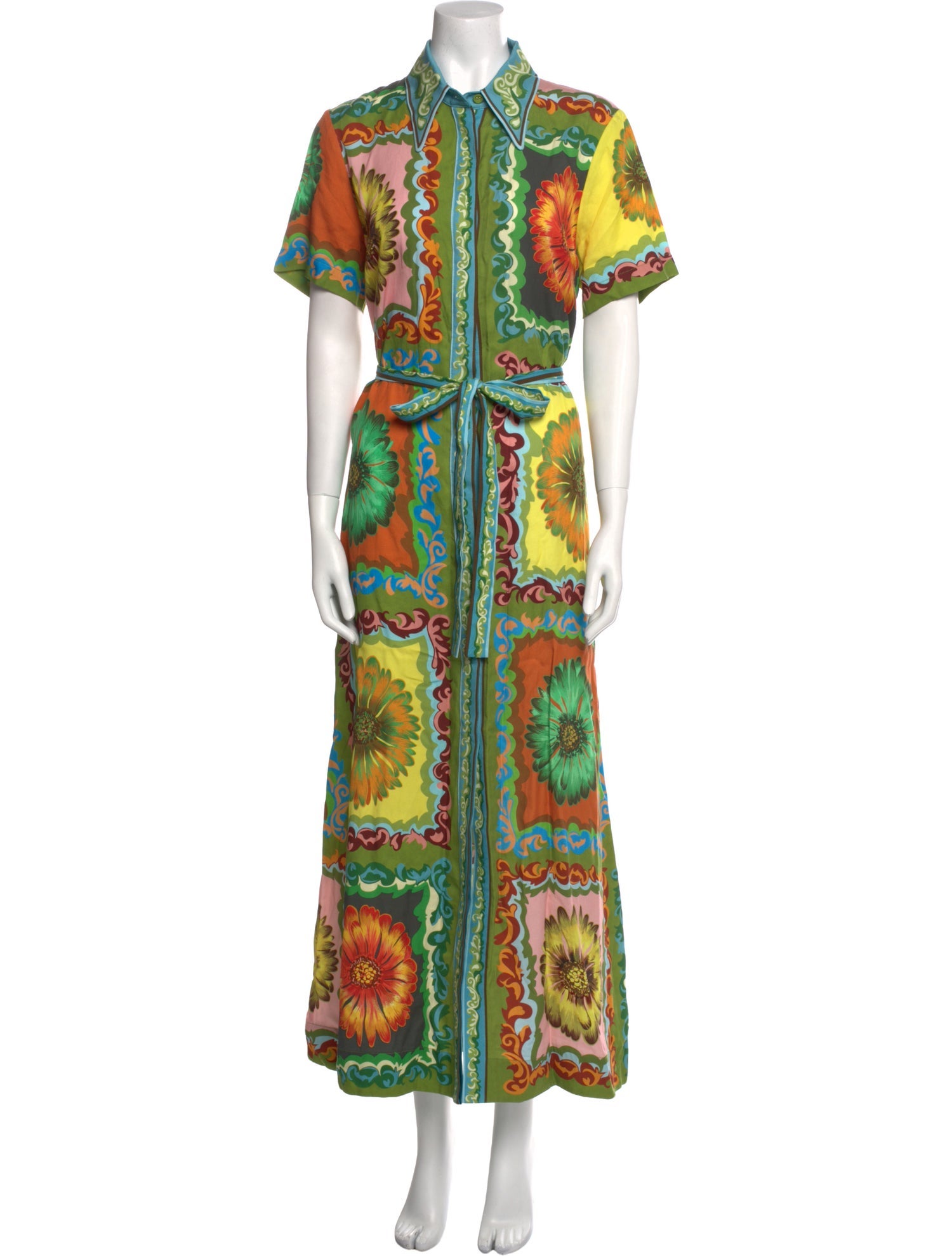 ALÉMAIS Printed Long Dress