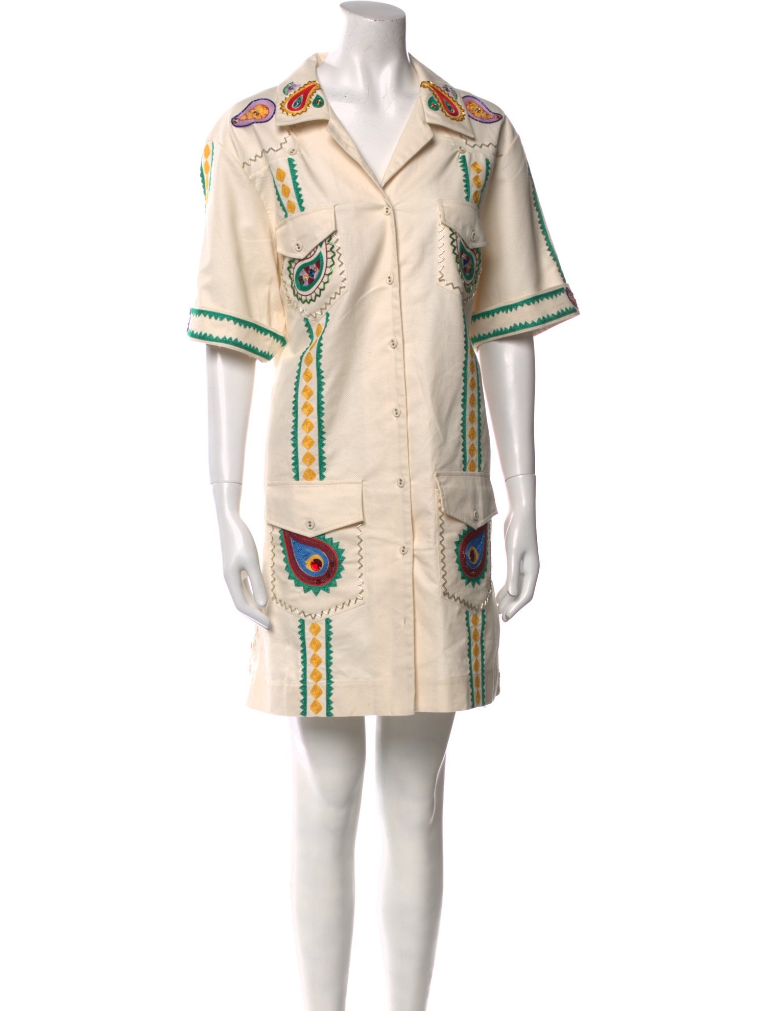 ALÉMAIS Printed Mini Dress