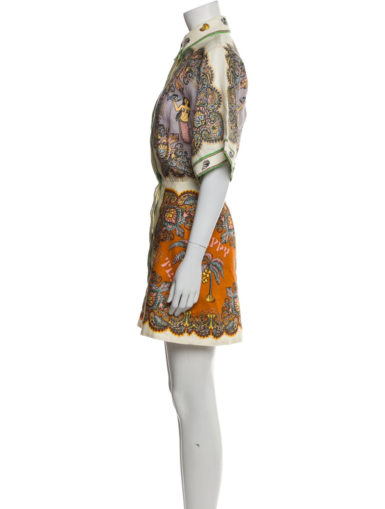 ALÉMAIS Linen Mini Dress