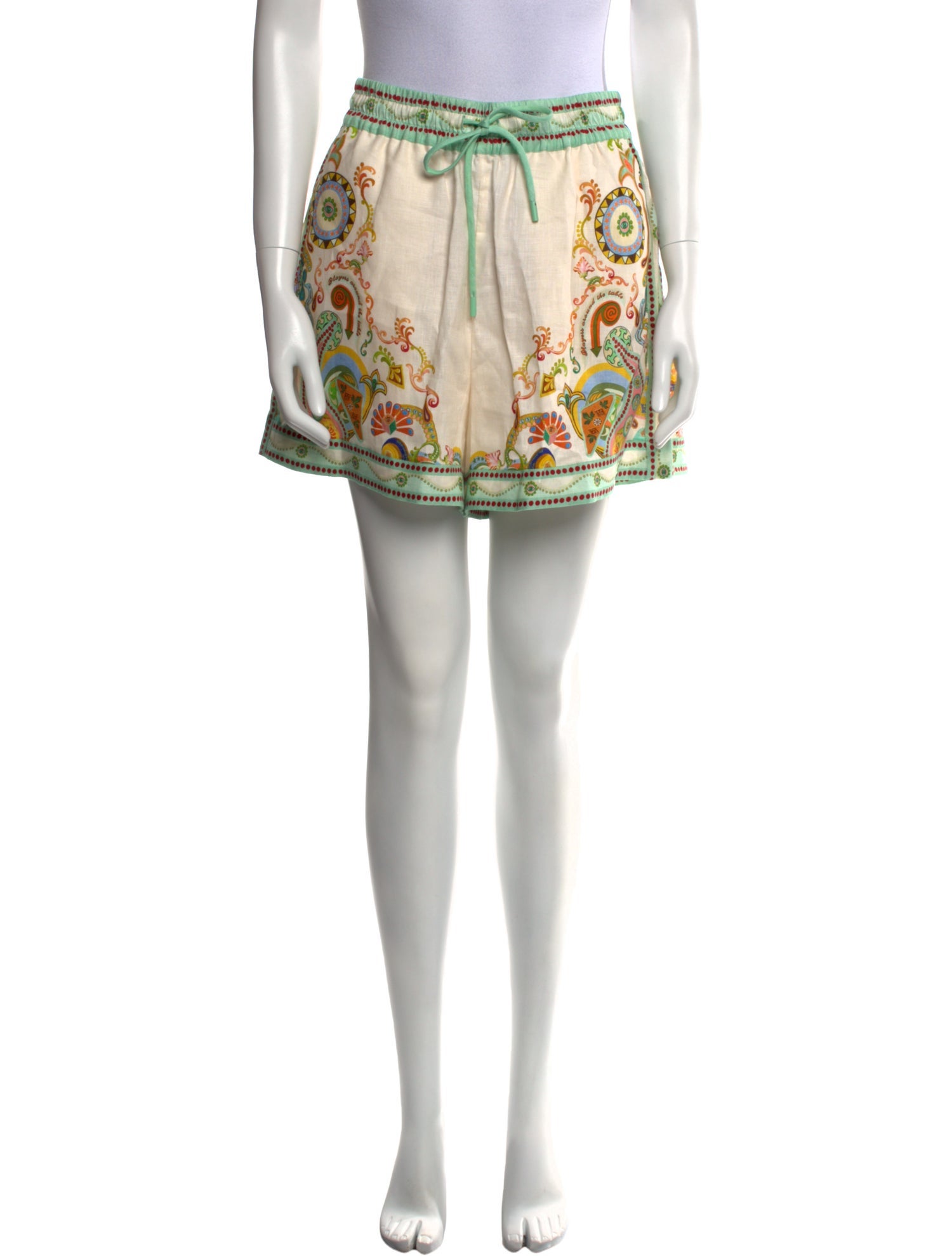 ALÉMAIS Linen Mini Shorts