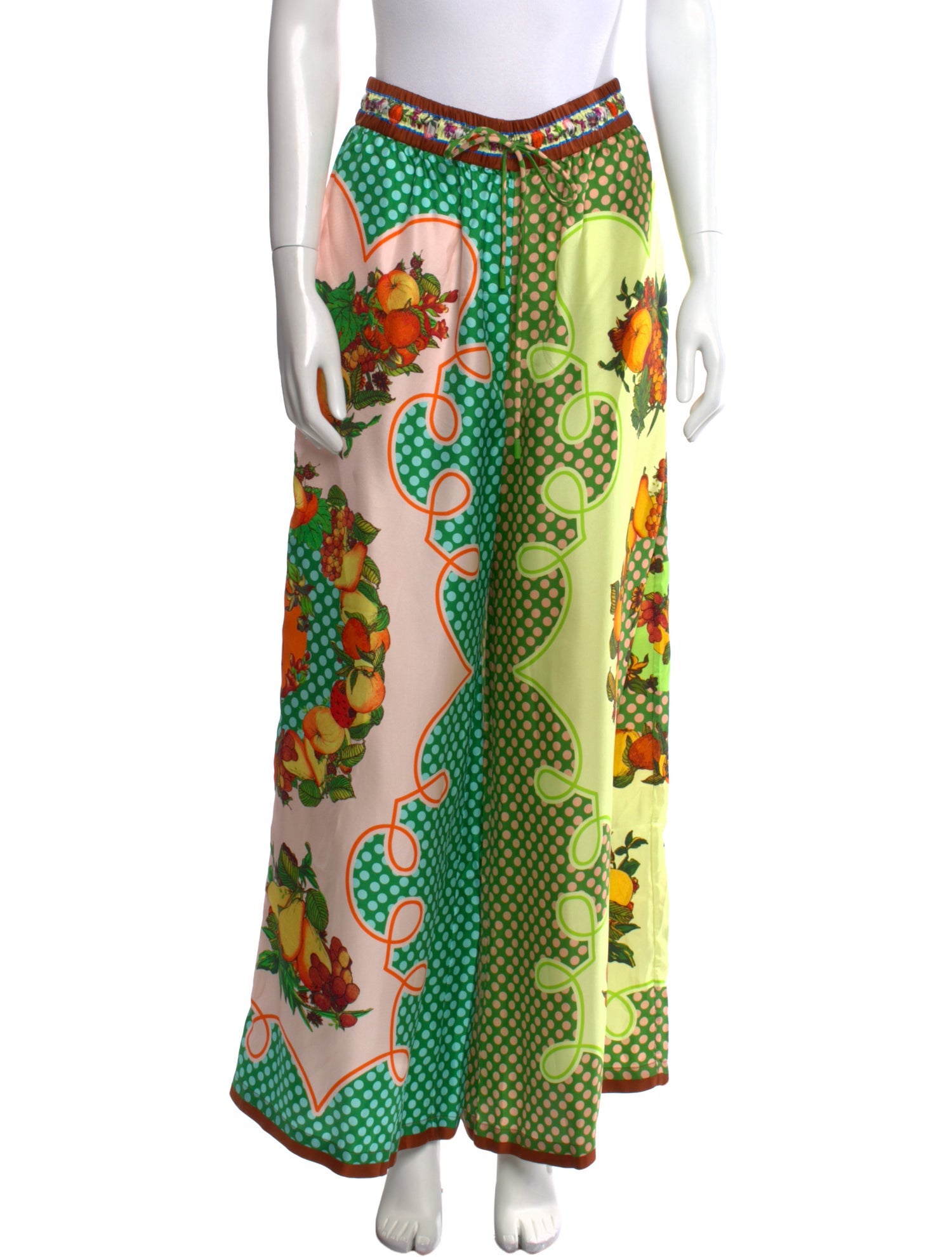 ALÉMAIS Silk Wide Leg Pants