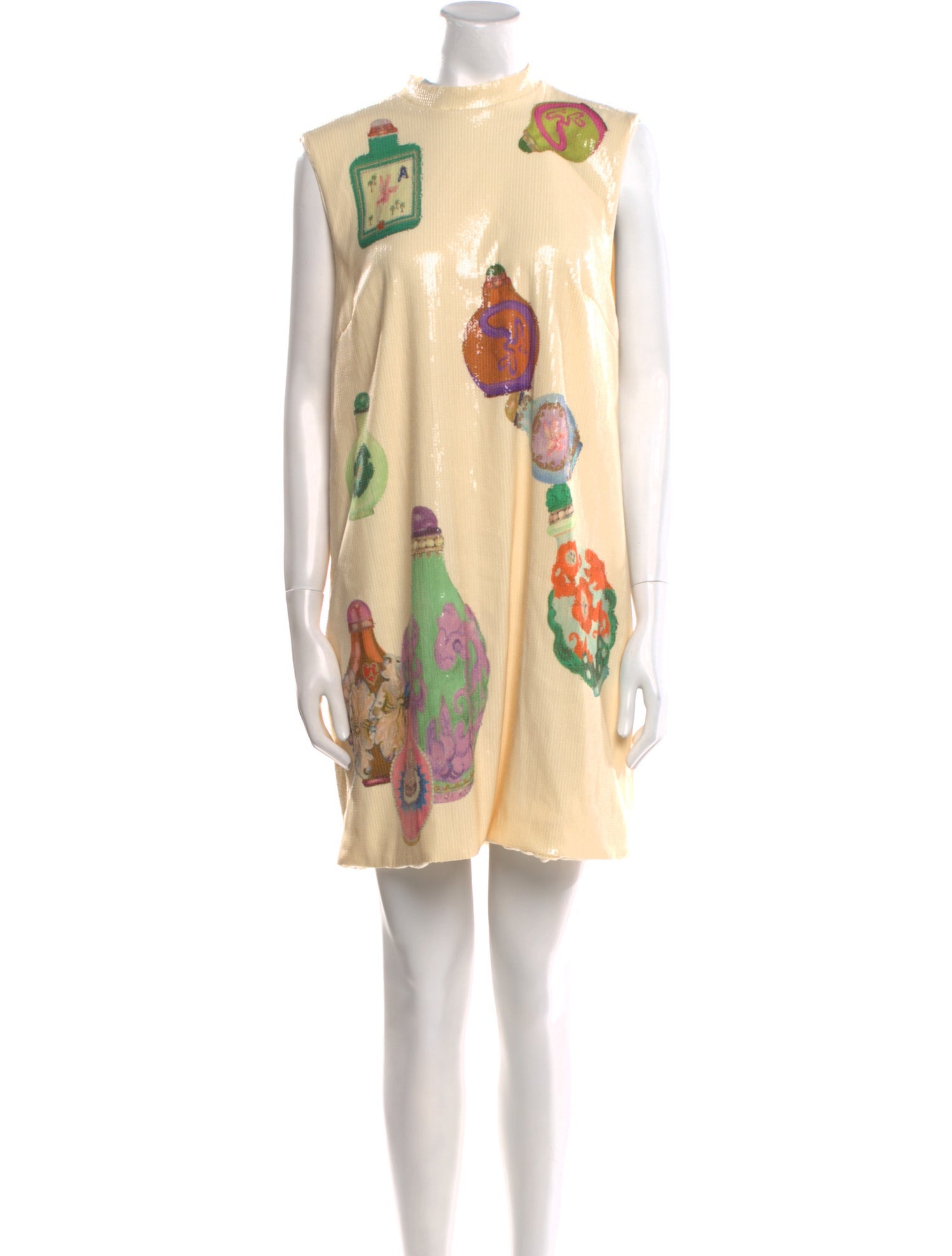 ALÉMAIS Printed Mini Dress