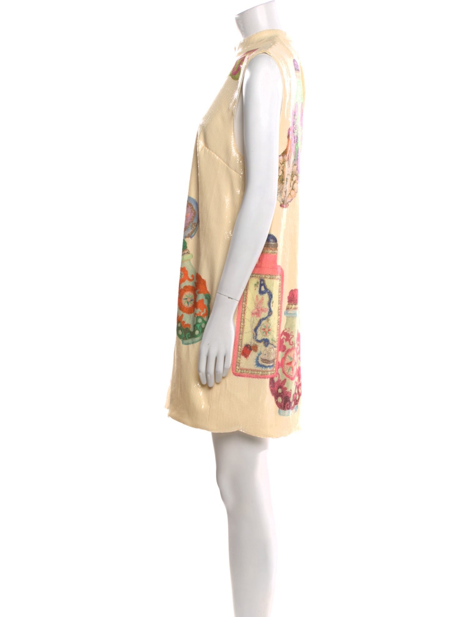 ALÉMAIS Printed Mini Dress