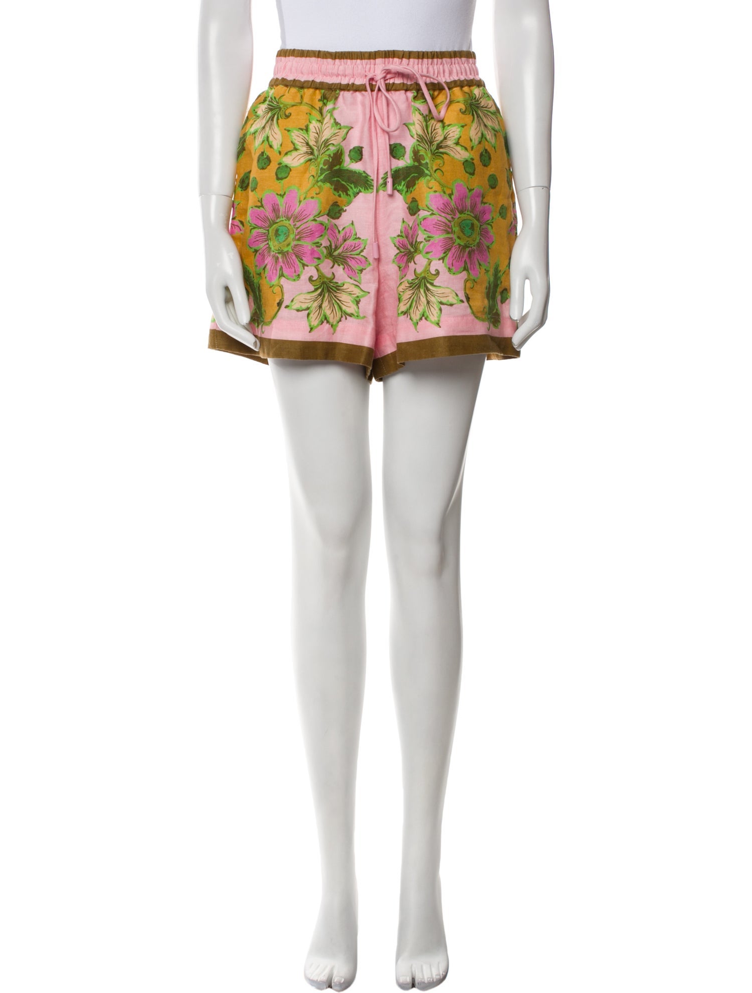 ALÉMAIS Linen Mini Shorts