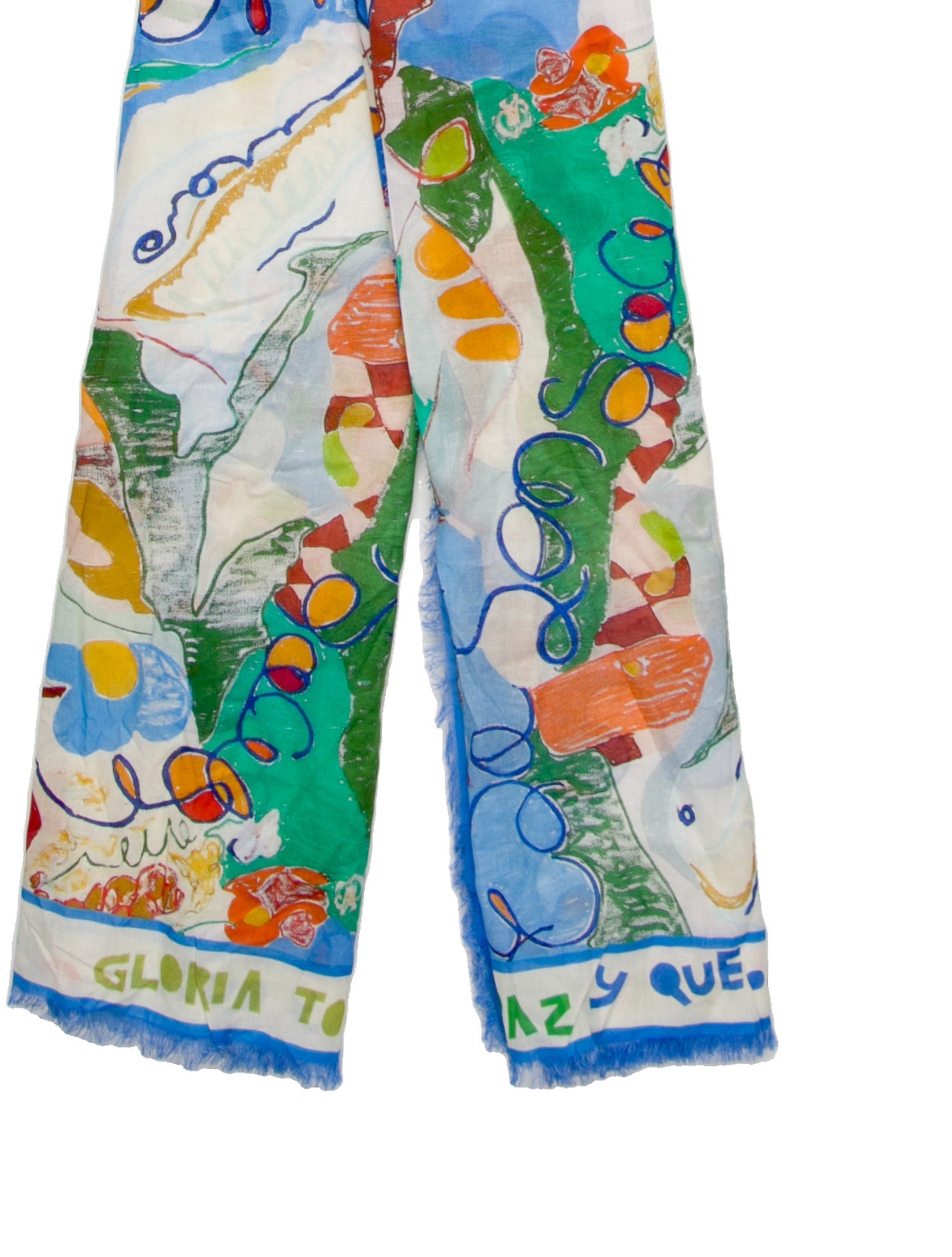 ALÉMAIS Printed Scarf w/ Tags