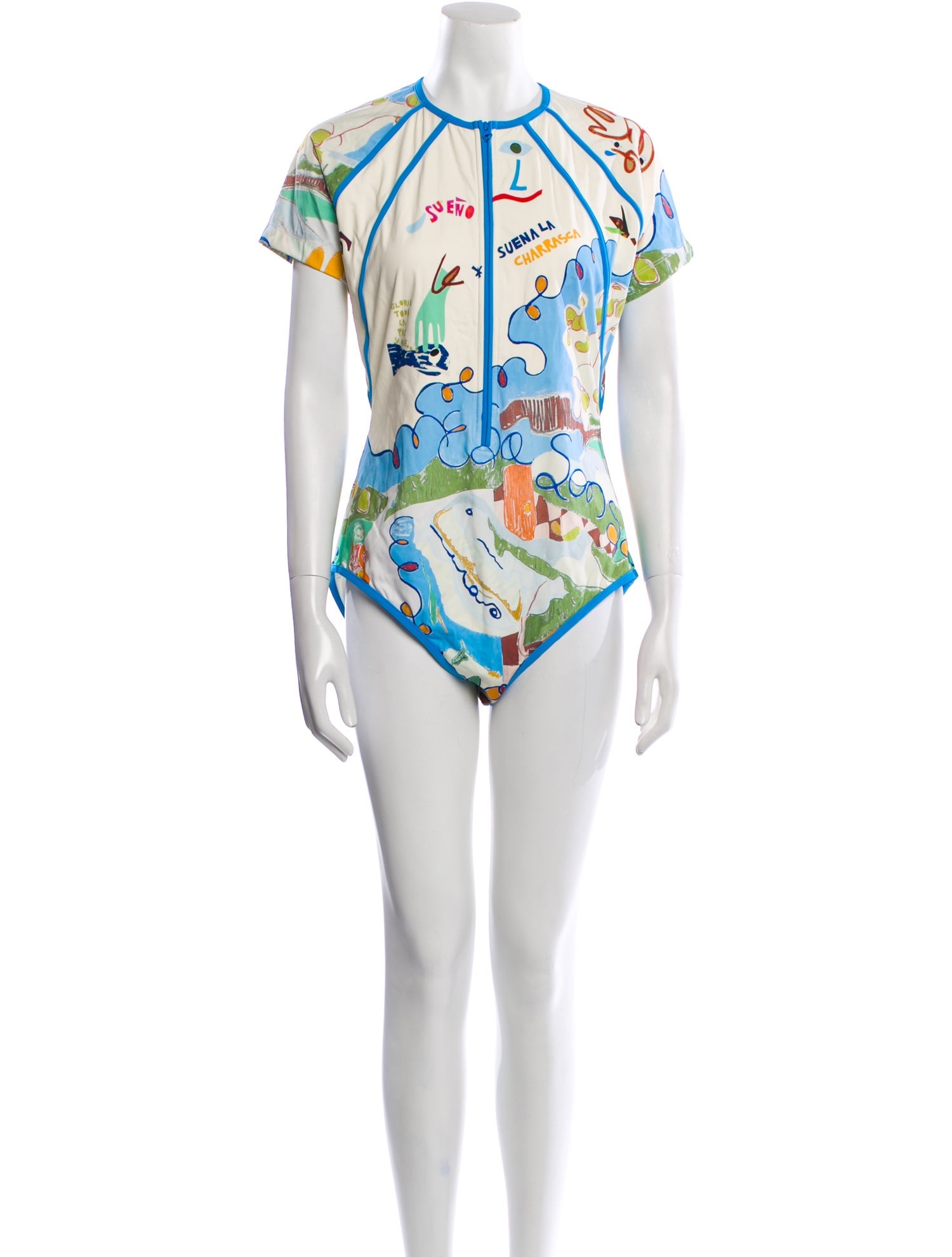 ALÉMAIS Printed One-Piece w/ Tags