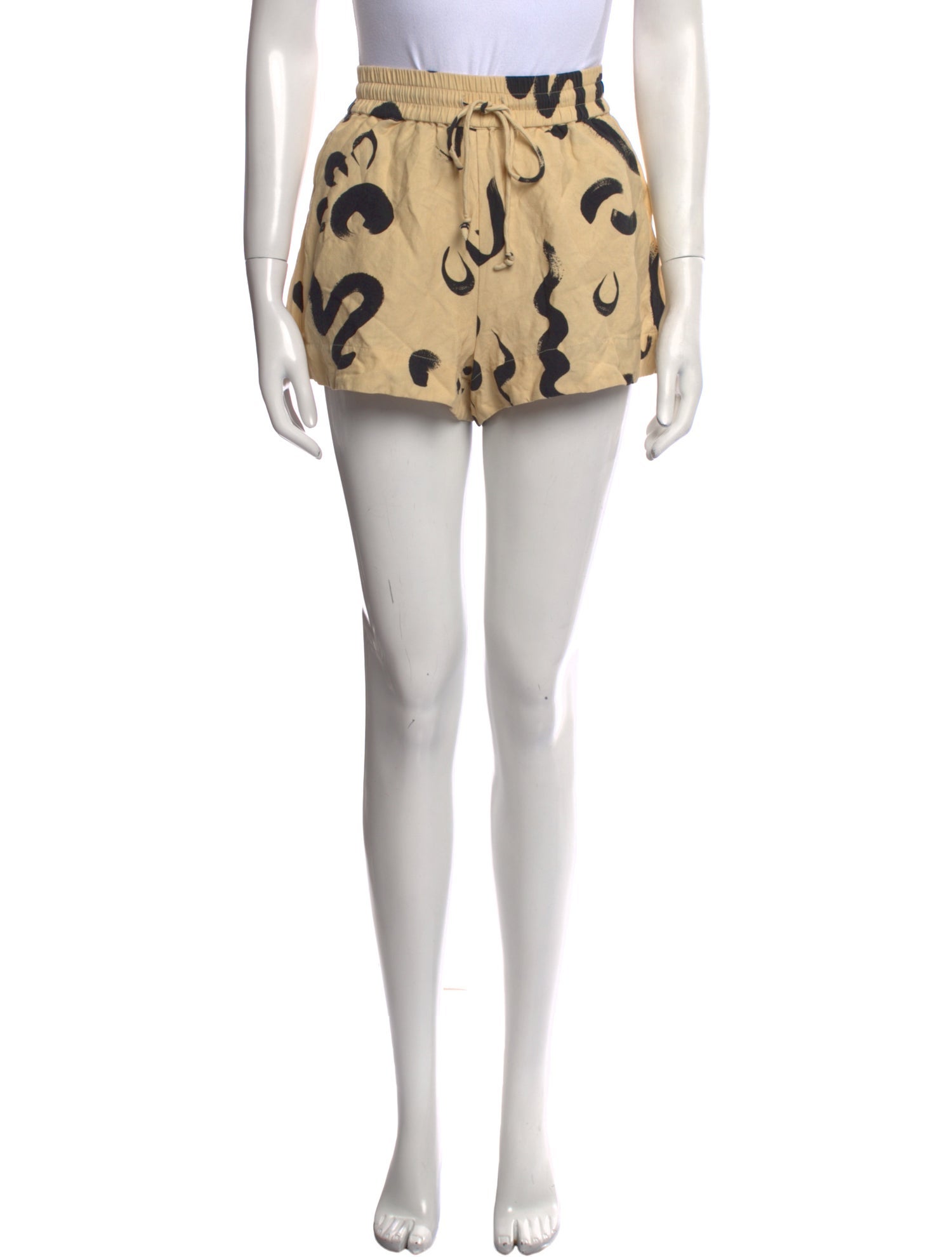 ALÉMAIS Silk Mini Shorts