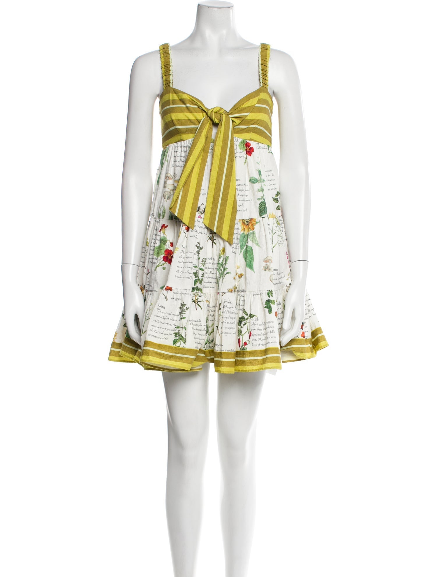 ALÉMAIS Printed Mini Dress