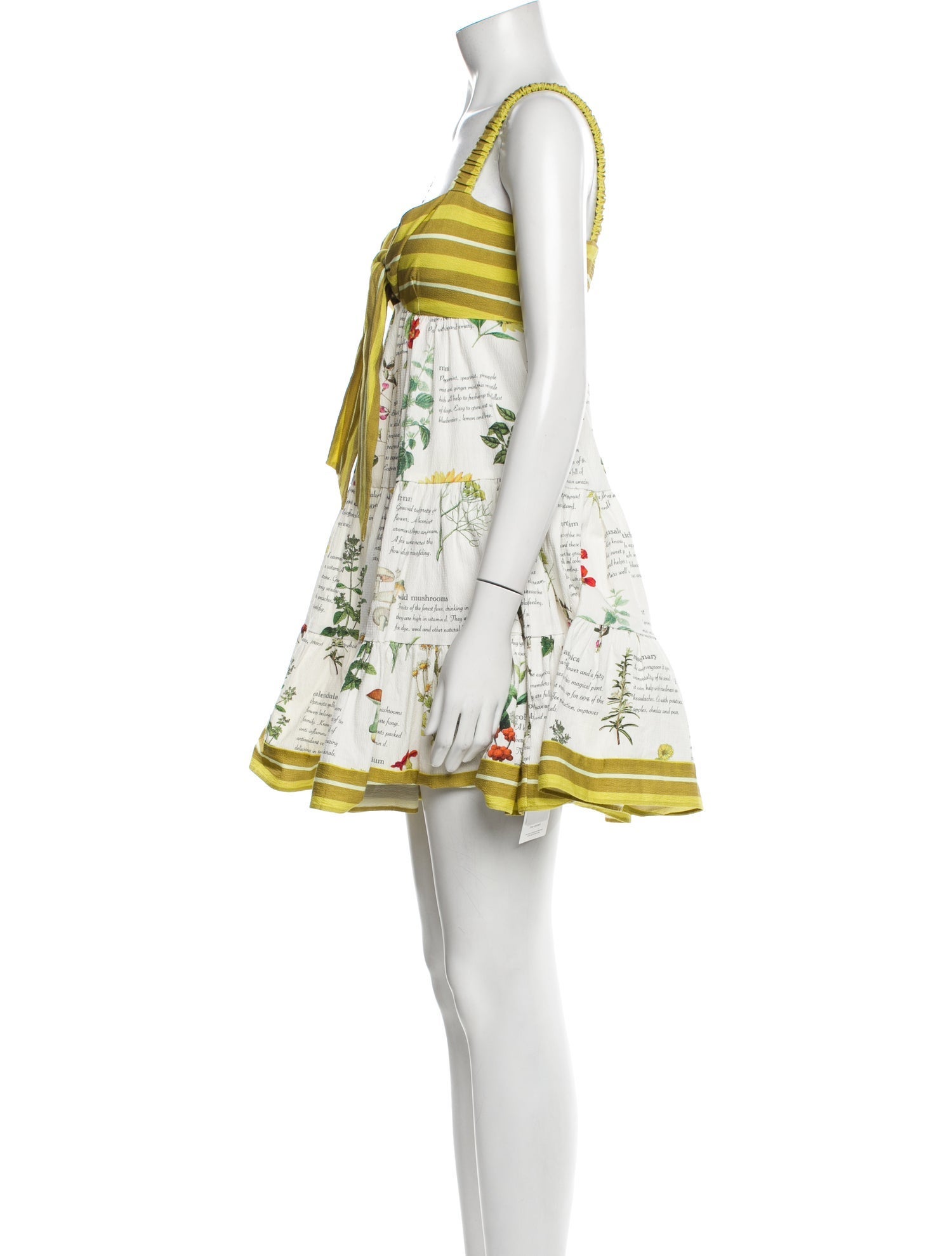 ALÉMAIS Printed Mini Dress