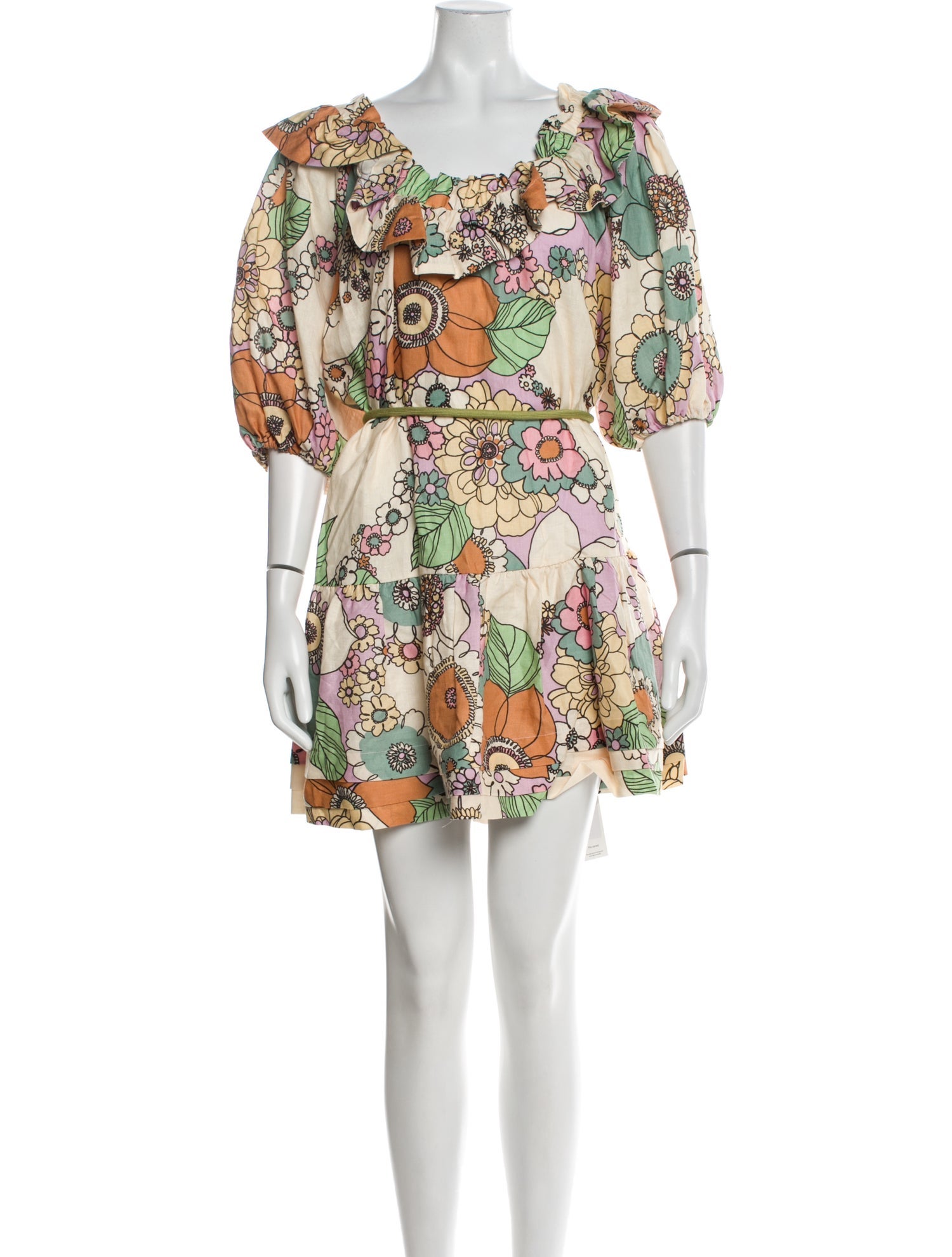 ALÉMAIS Linen Mini Dress