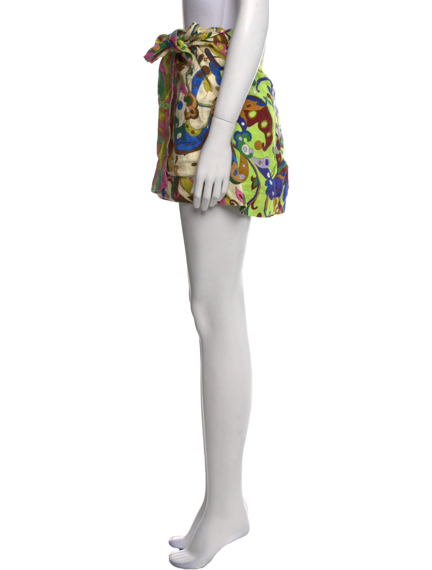 ALÉMAIS Linen Mini Skirt