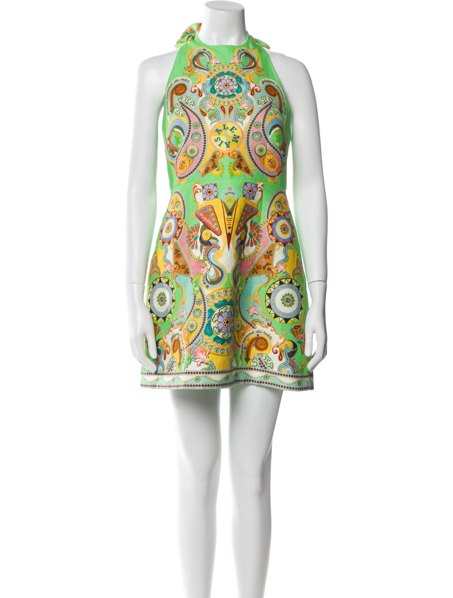 ALÉMAIS Linen Mini Dress