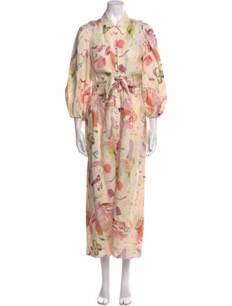 ALÉMAIS Linen Long Dress