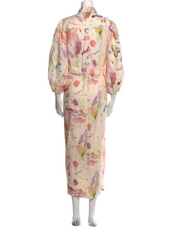 ALÉMAIS Linen Long Dress