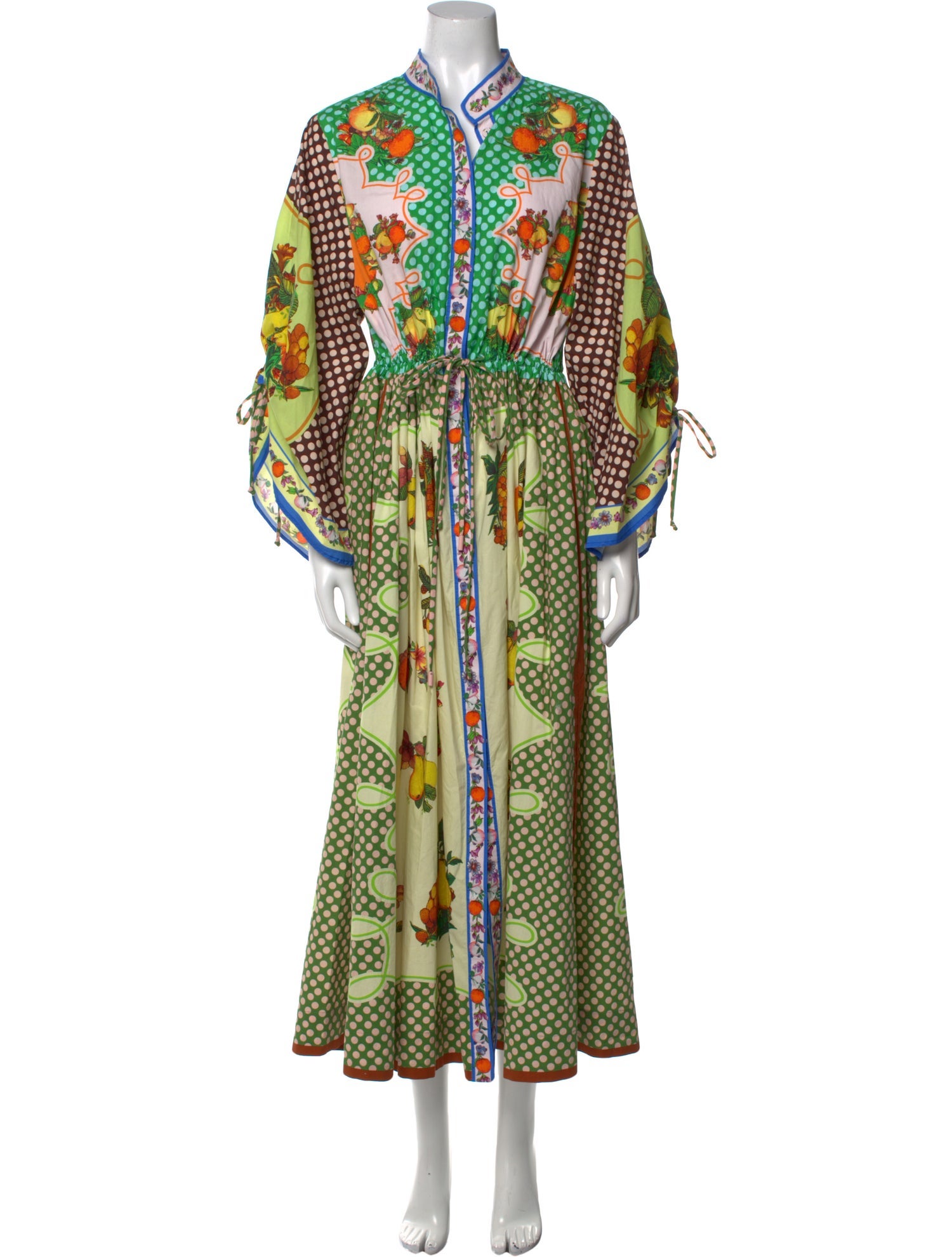 ALÉMAIS Printed Midi Length Dress