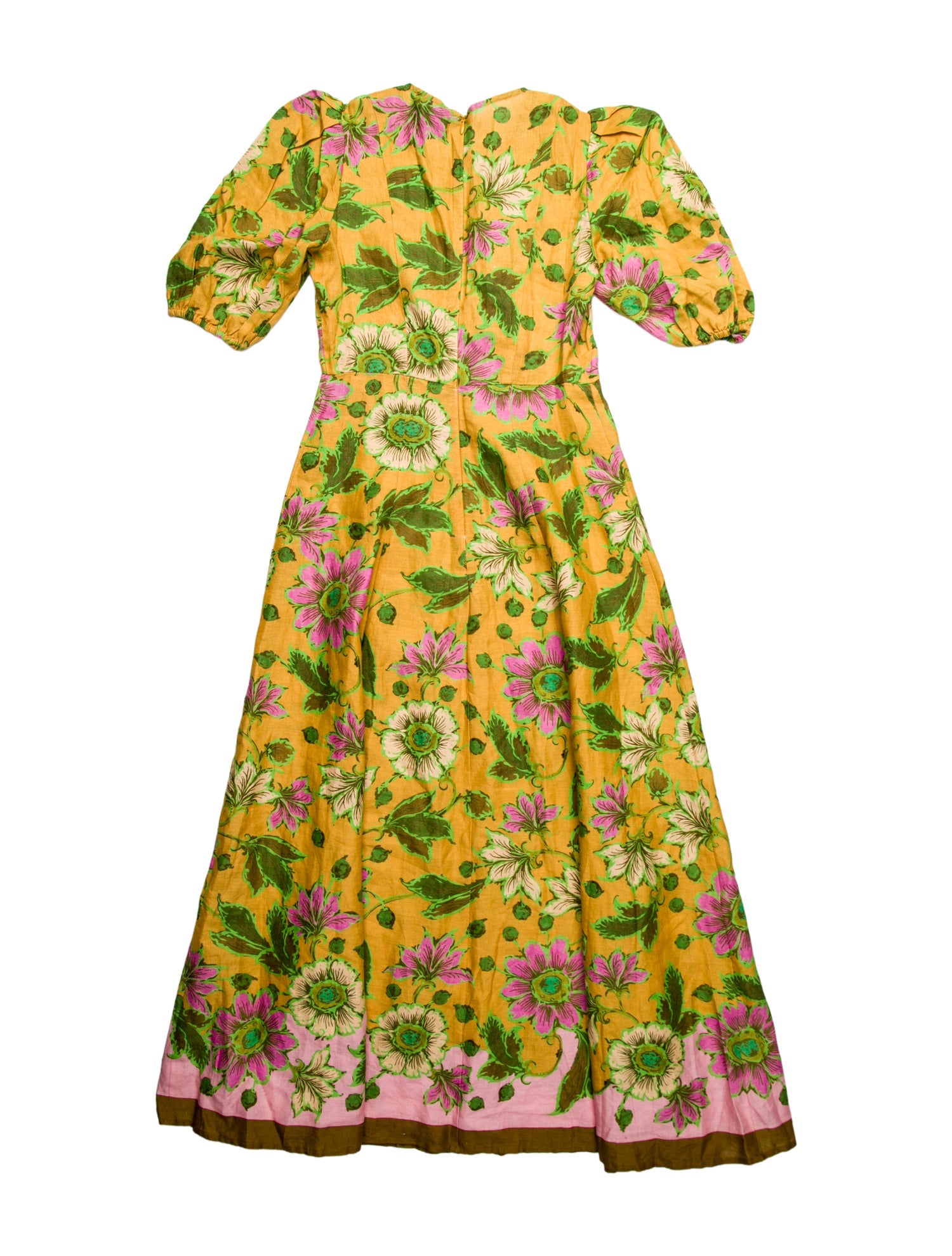 ALÉMAIS Linen Midi Length Dress