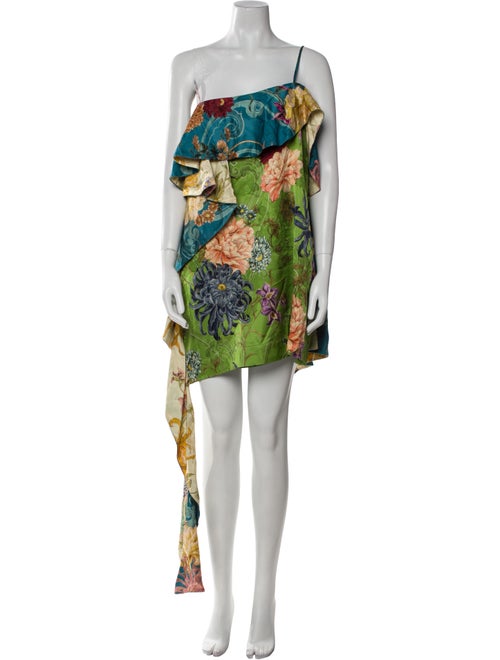 ALÉMAIS Floral Print Mini Dress